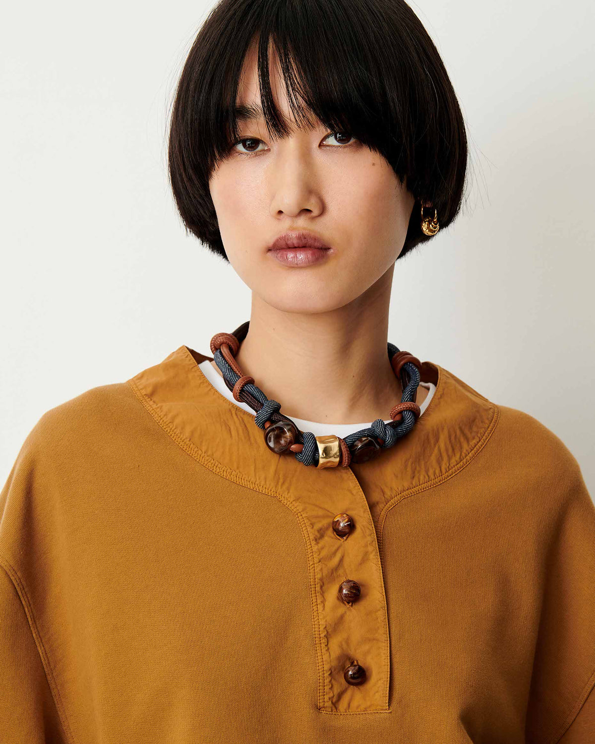 SESSUN Sweatshirt "Lift" hazel