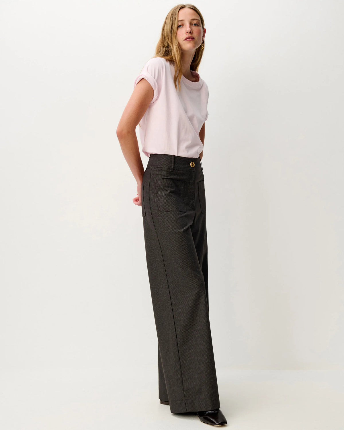 SESSUN Pants "Manhatti" espresso