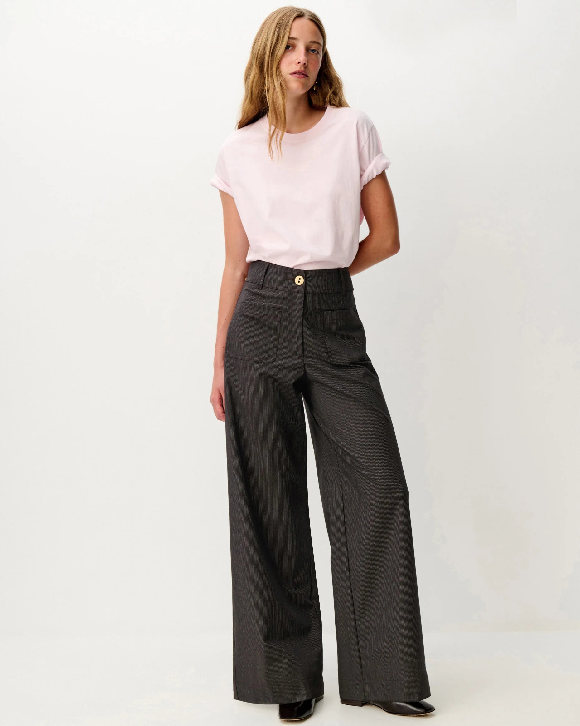 SESSUN Pants "Manhatti" espresso