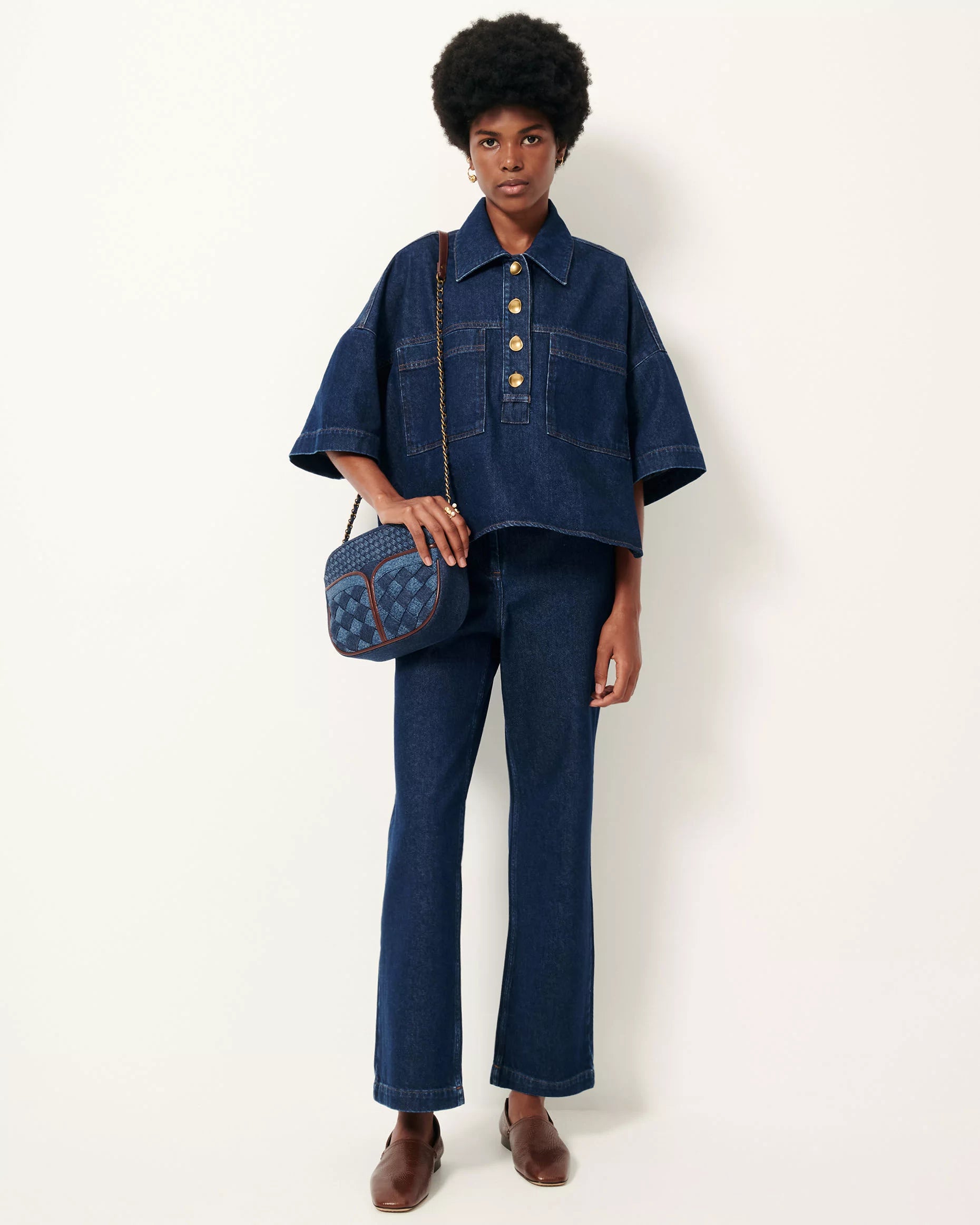 SESSUN Top "Newport" bluenim