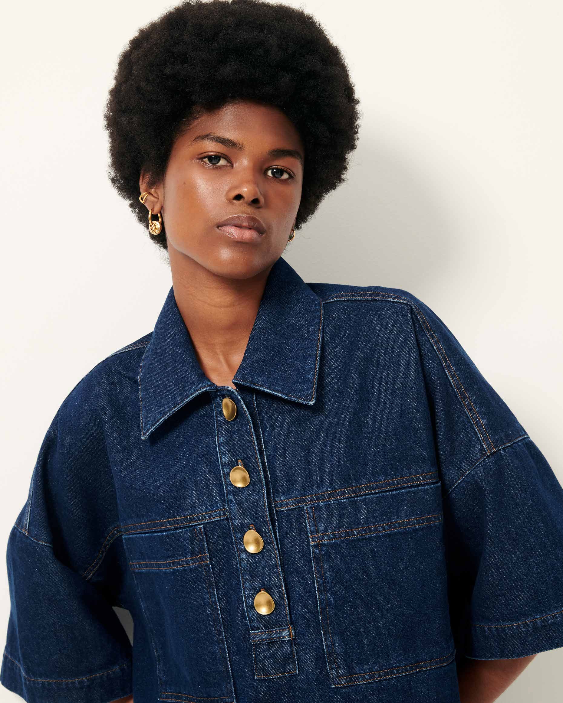 SESSUN Top "Newport" bluenim