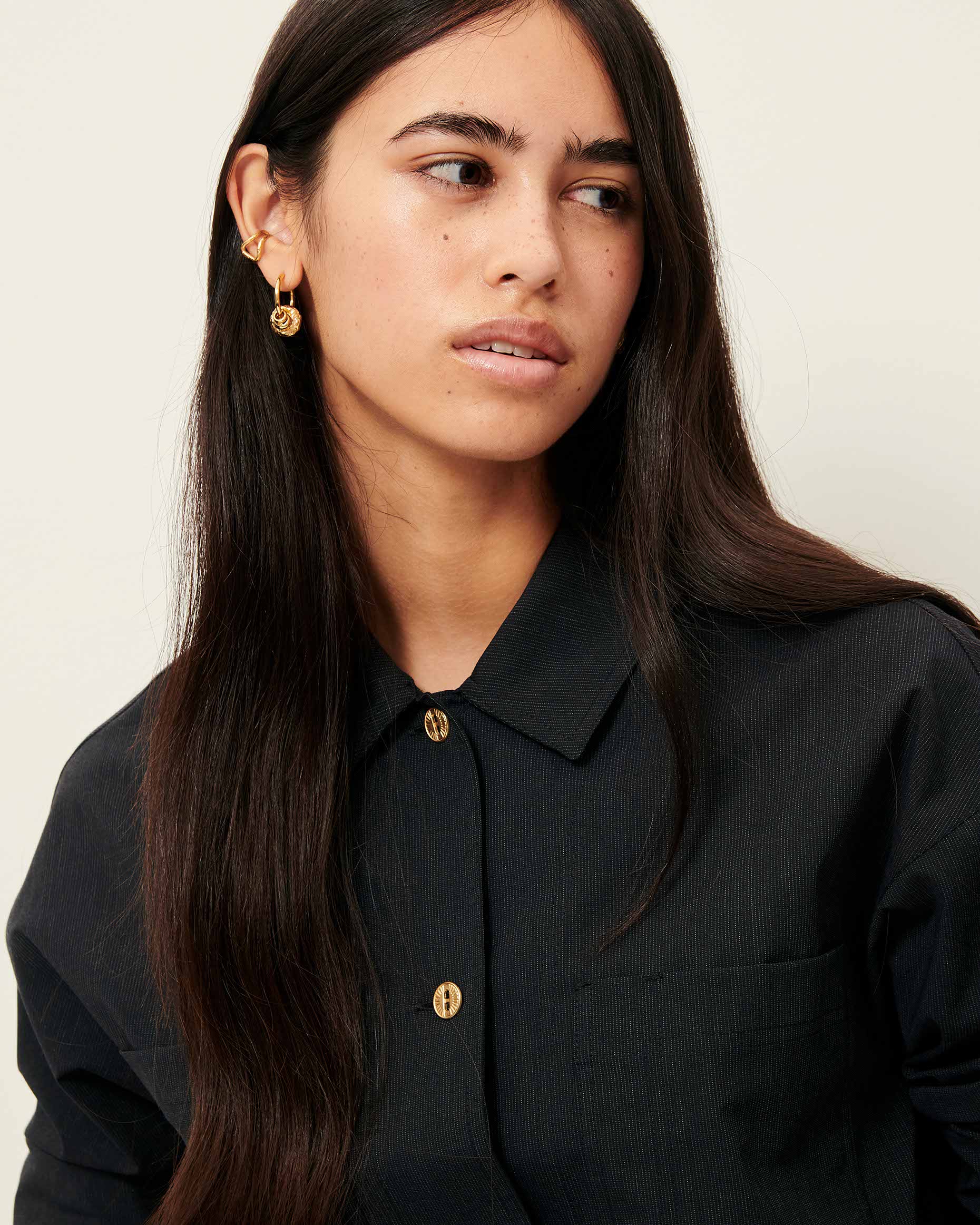 SESSUN Shirt "Notteri" carbonella