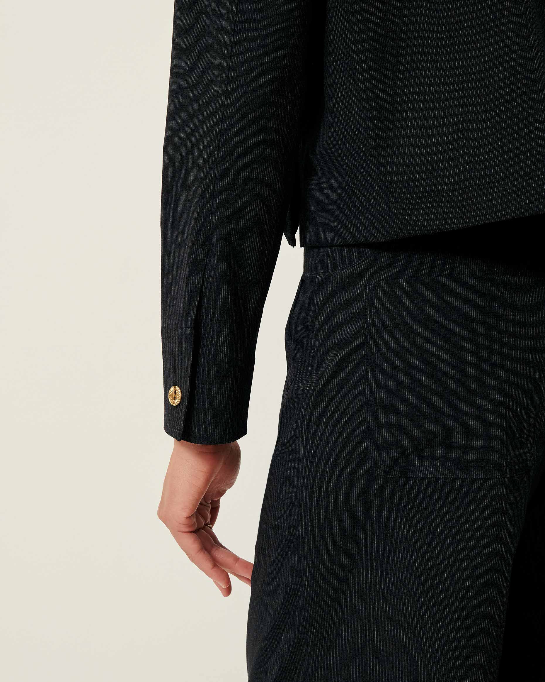 SESSUN Pants "Manhatti" carbonella