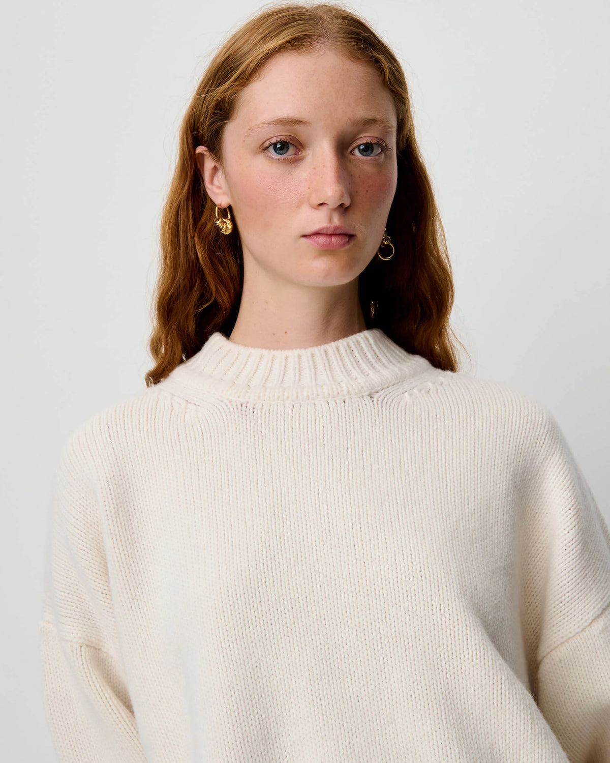 SESSUN Pullover "Spero" fleur de sel