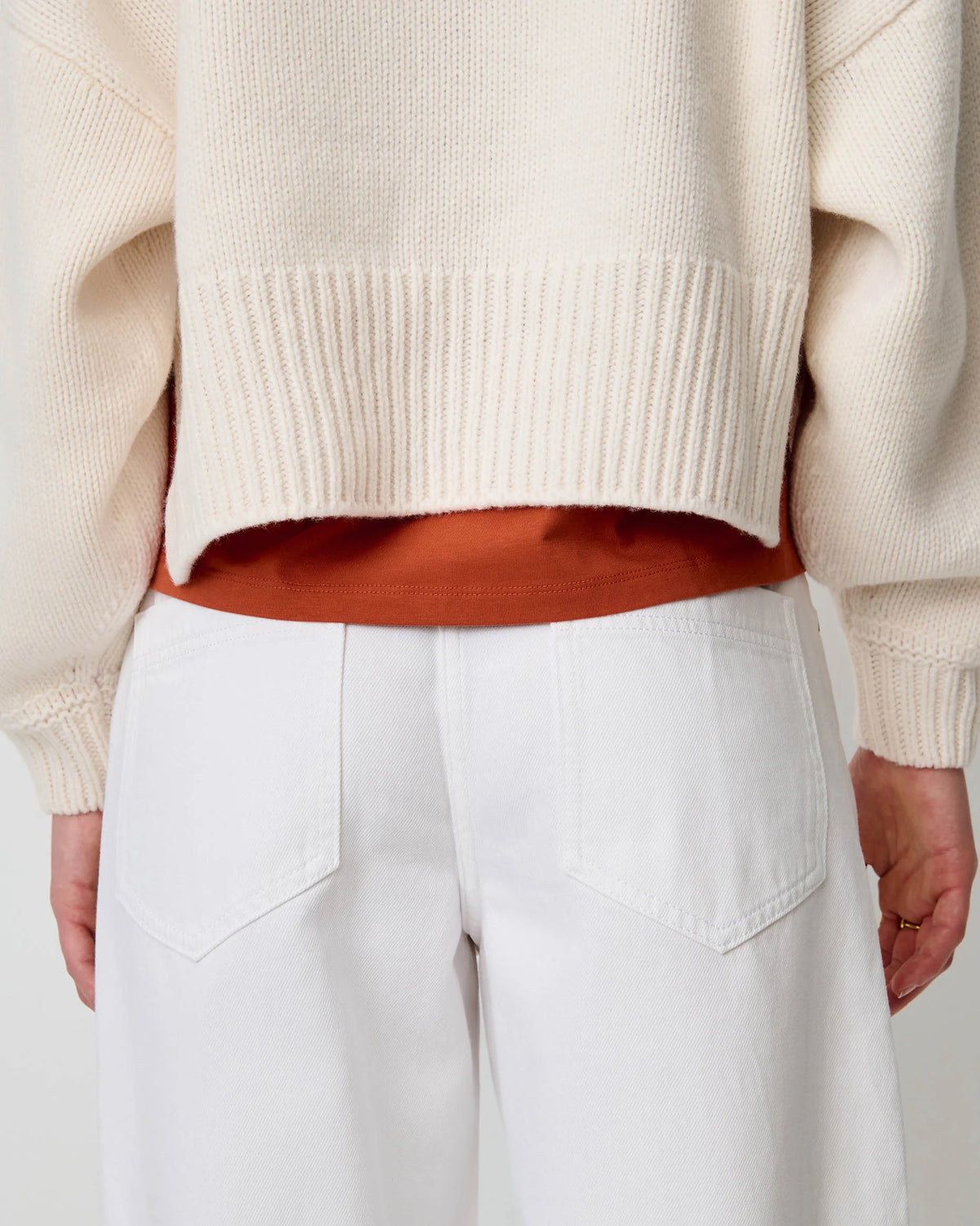 SESSUN Pullover "Spero" fleur de sel