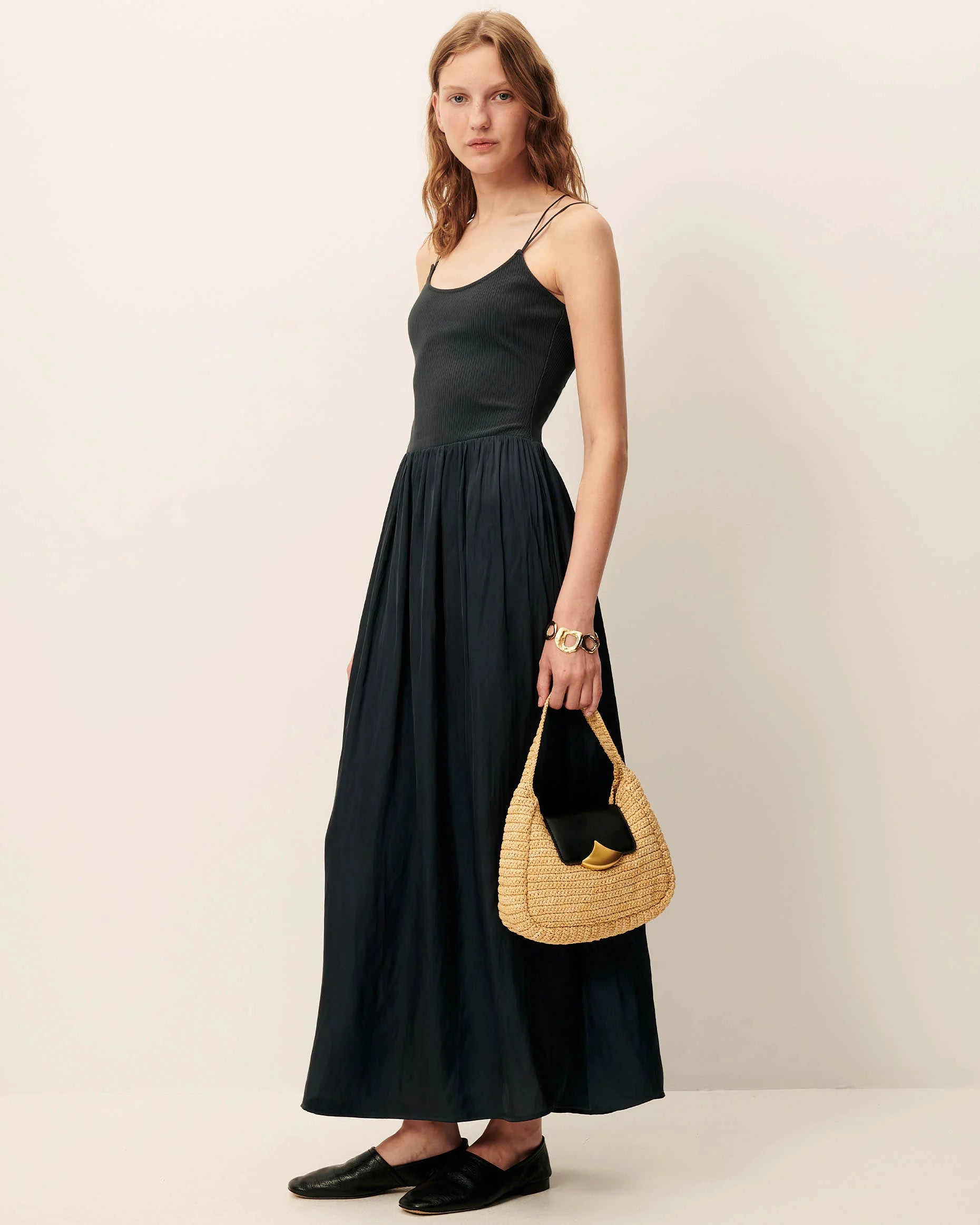SESSUN Dress "Sweet Mambo" smoke green