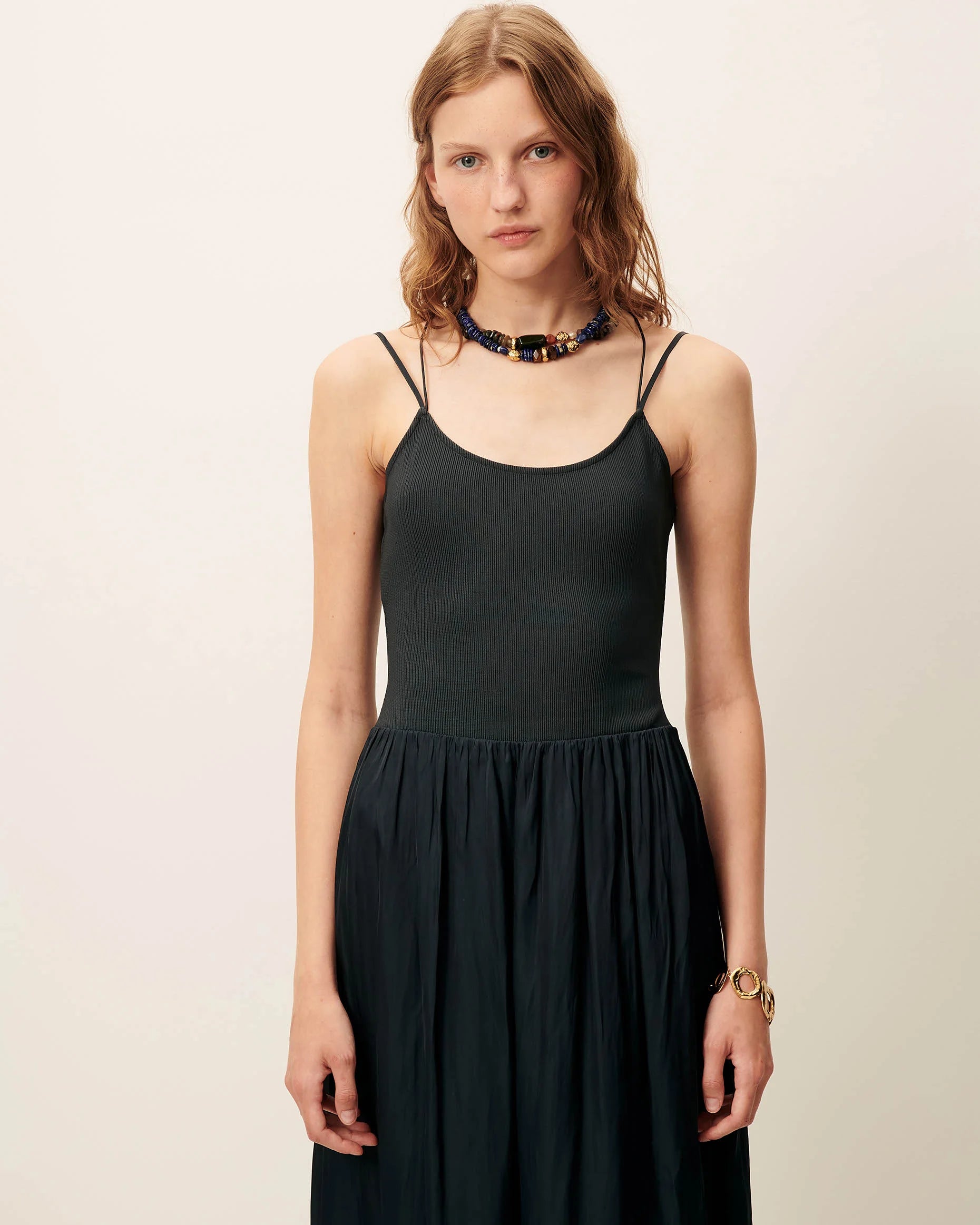 SESSUN Dress "Sweet Mambo" smoke green