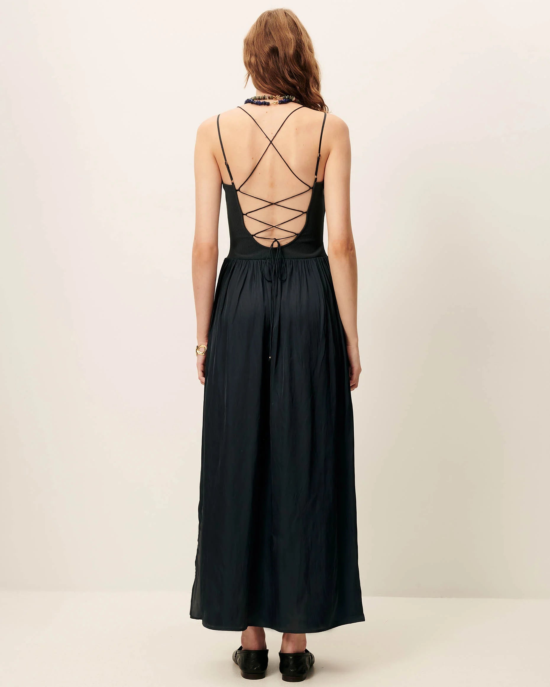 SESSUN Dress "Sweet Mambo" smoke green