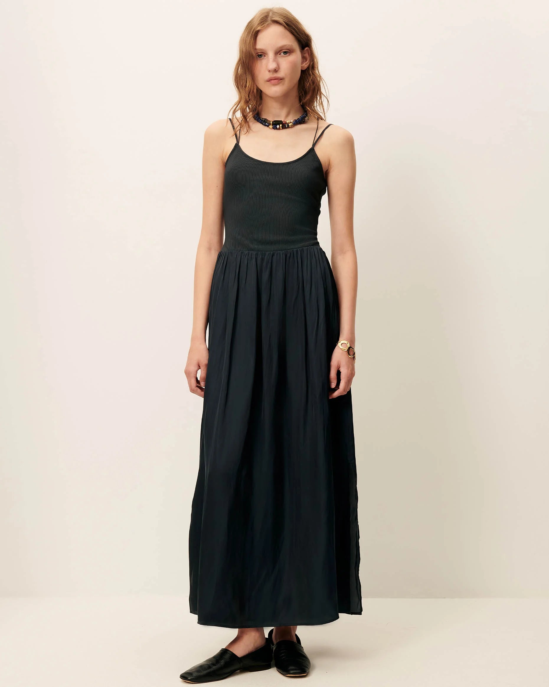 SESSUN Dress "Sweet Mambo" smoke green
