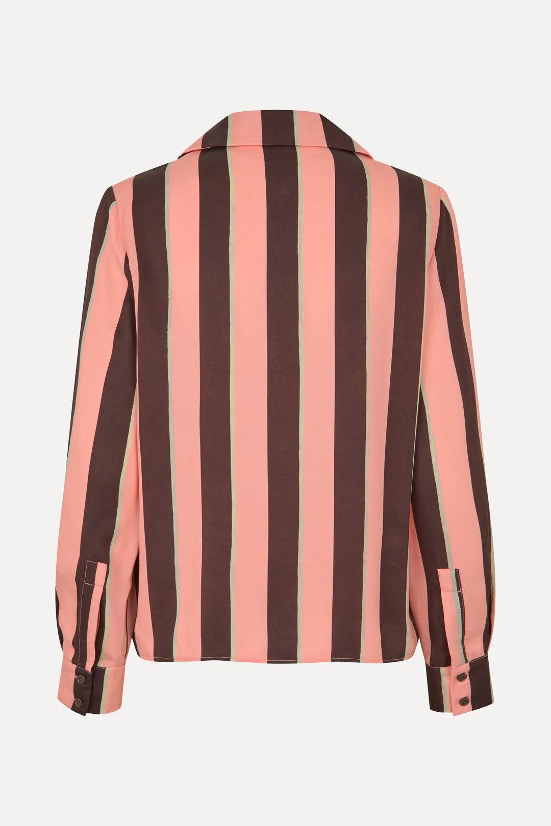 STINE GOYA Shirt "Rosewood Mint Stripes"