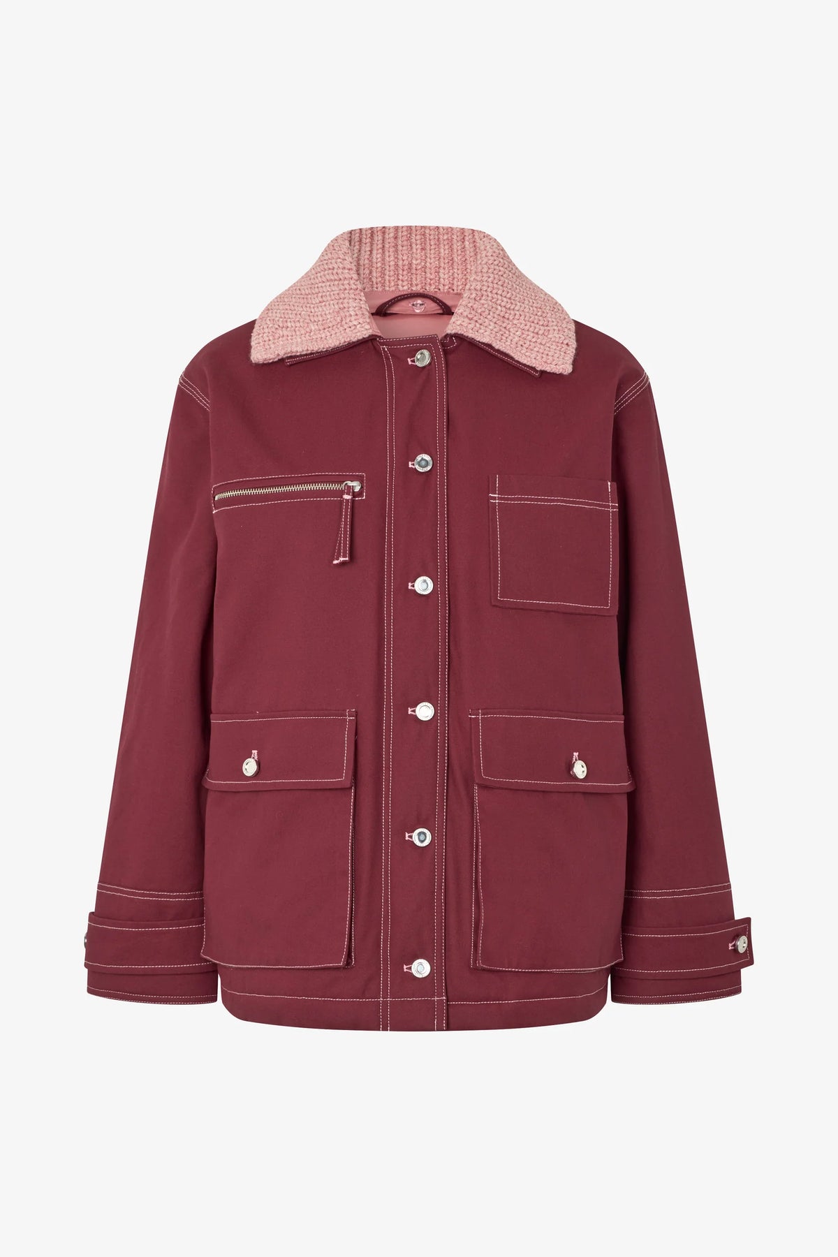 STINE GOYA Jacket "Workwear" merlot