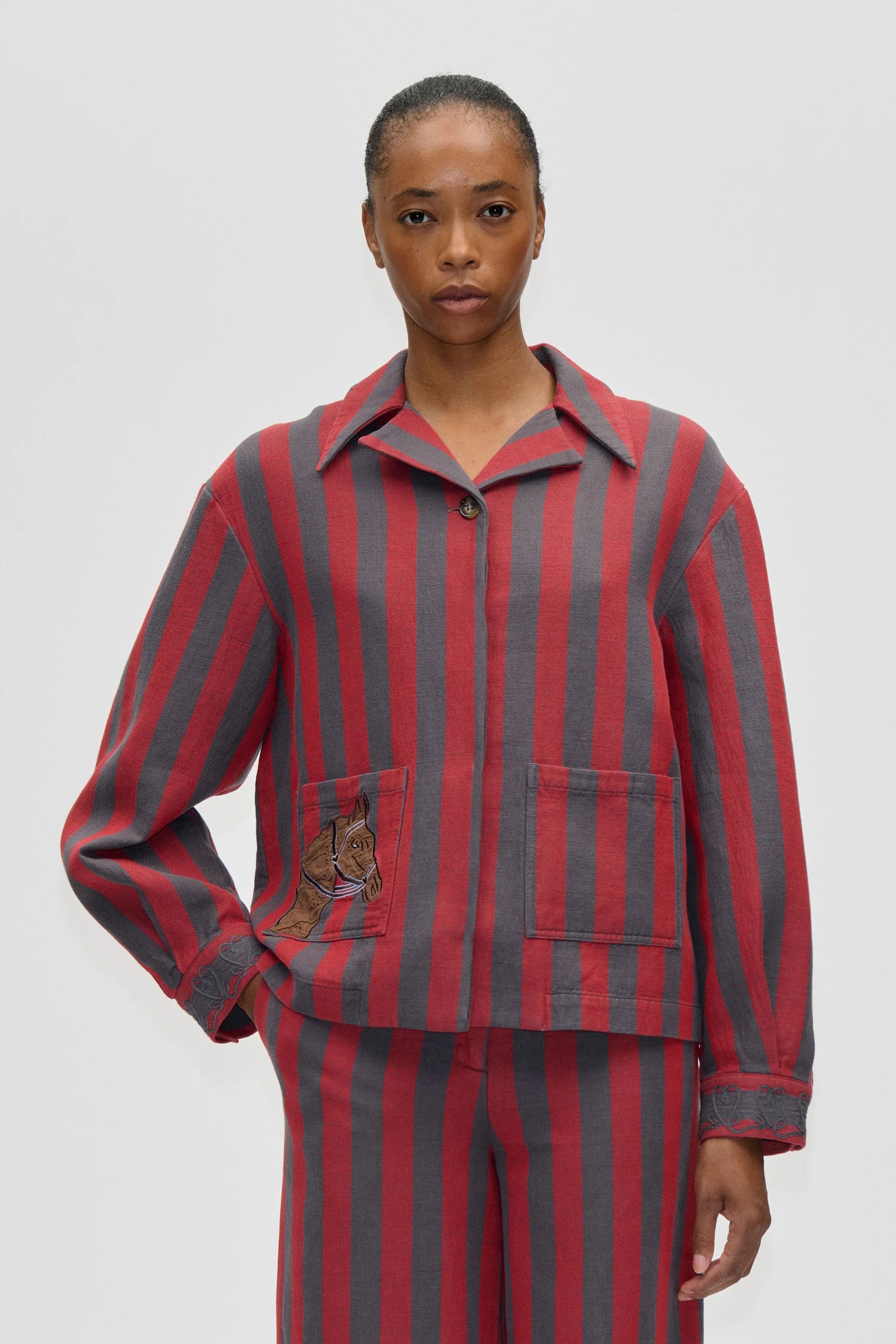 STINE GOYA Jacket "Riders stripe"