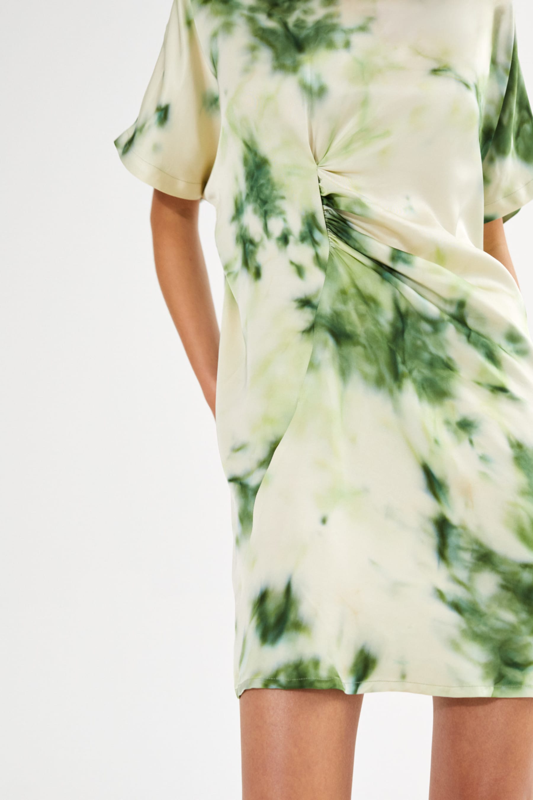 Rabens Saloner Dress Inaz Fusion green combo