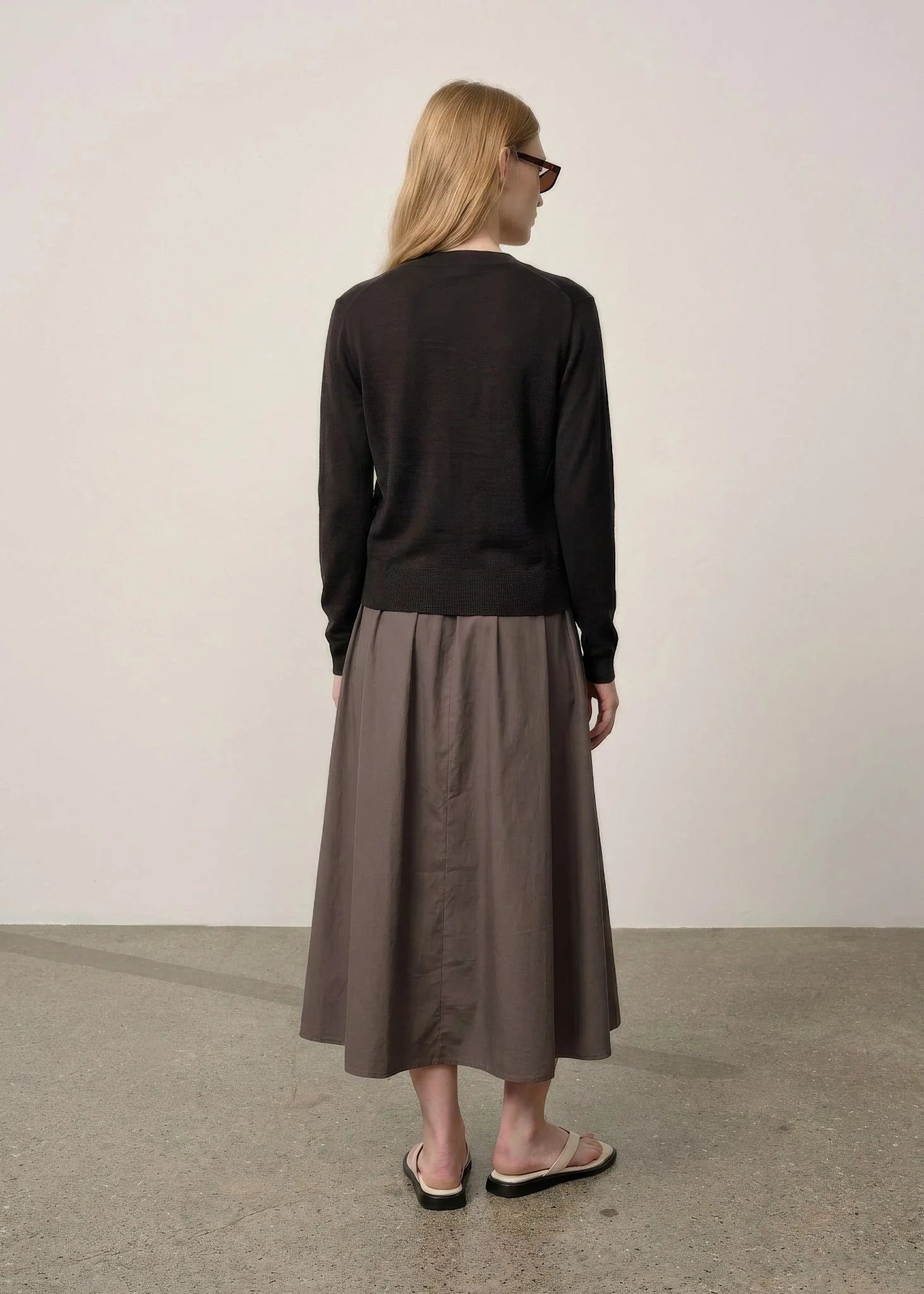 HERSKIND Skirt "Ofelia" mink grey