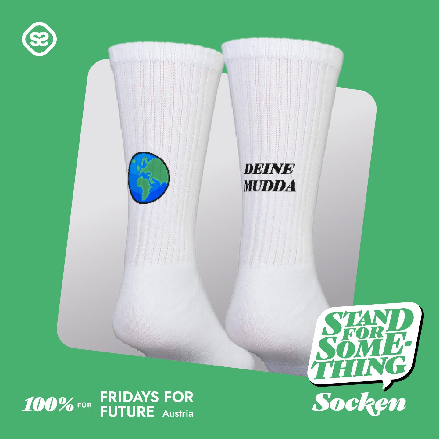 Grawe Stand for Something Socken #1 Deine Mudda