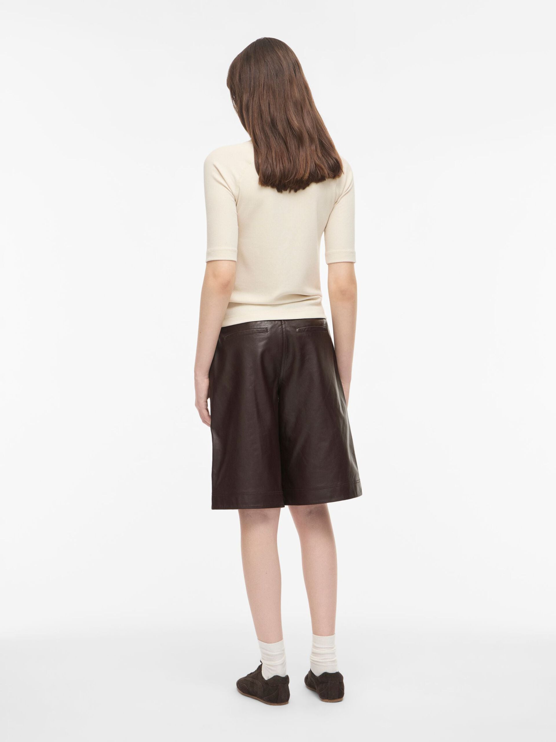 ROUGE EDIT Shorts "Susie" seal brown