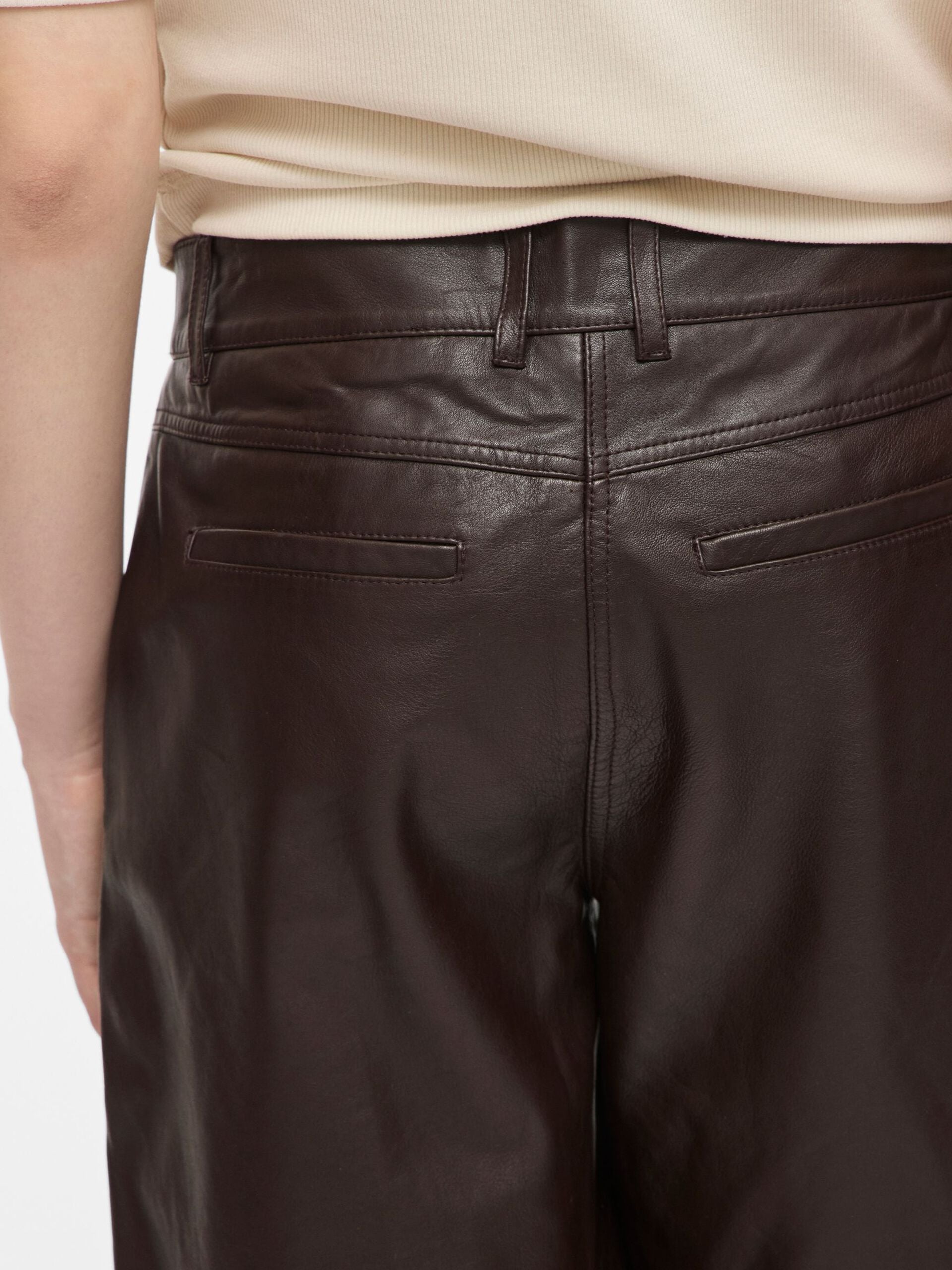 ROUGE EDIT Shorts "Susie" seal brown