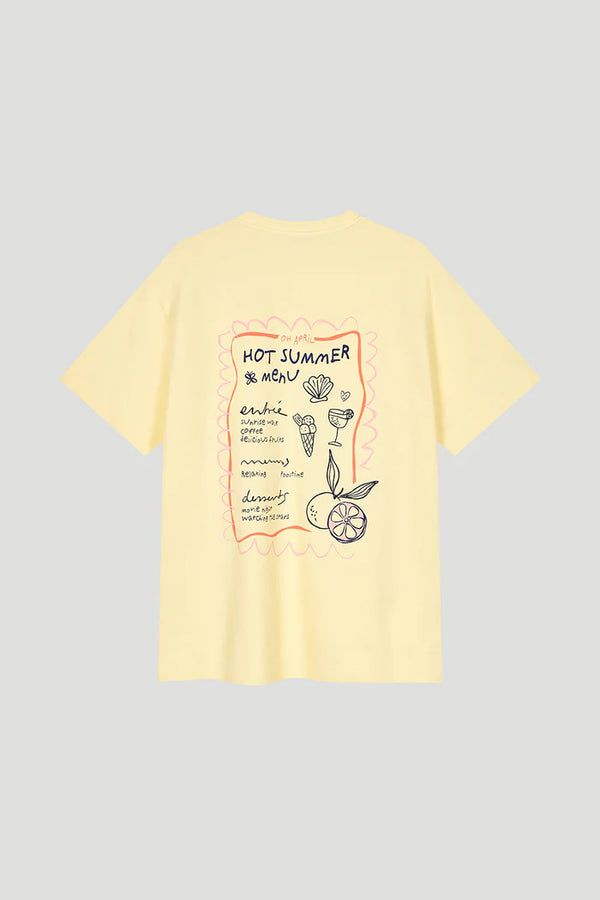 Oh April BF T-Shirt Hot Summer Menu lemon
