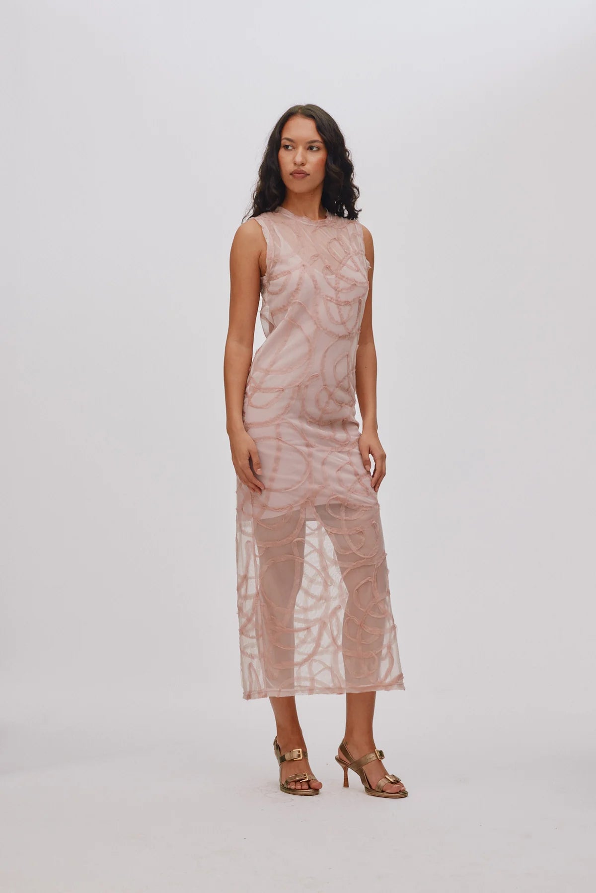 RABENS SALONER Dress "Vita" blush