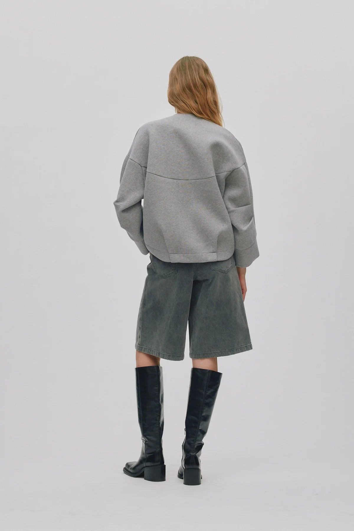 RABENS SALONER Jacket "Glod" grey melange