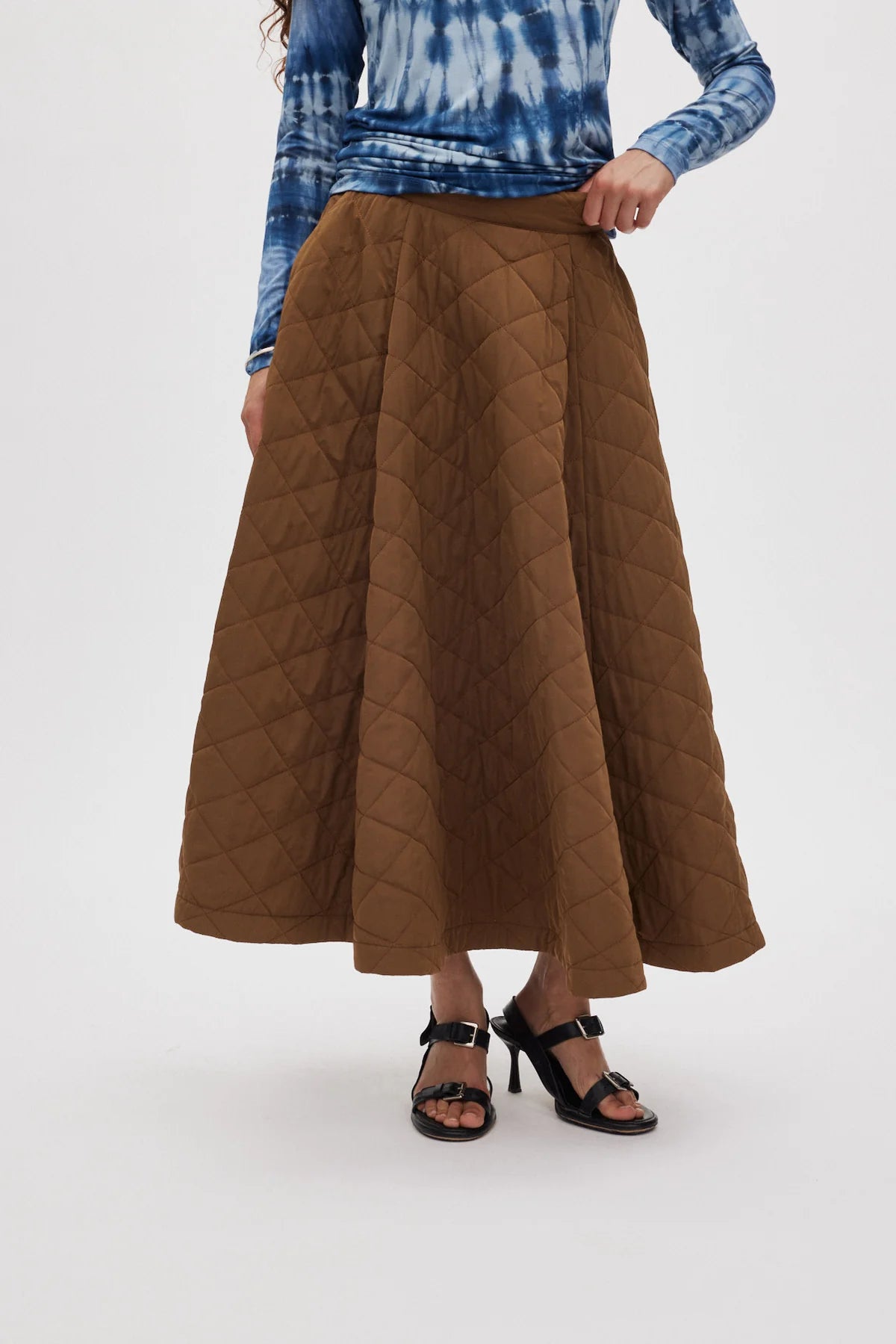 RABENS SALONER Skirt "Bisharo" chestnut