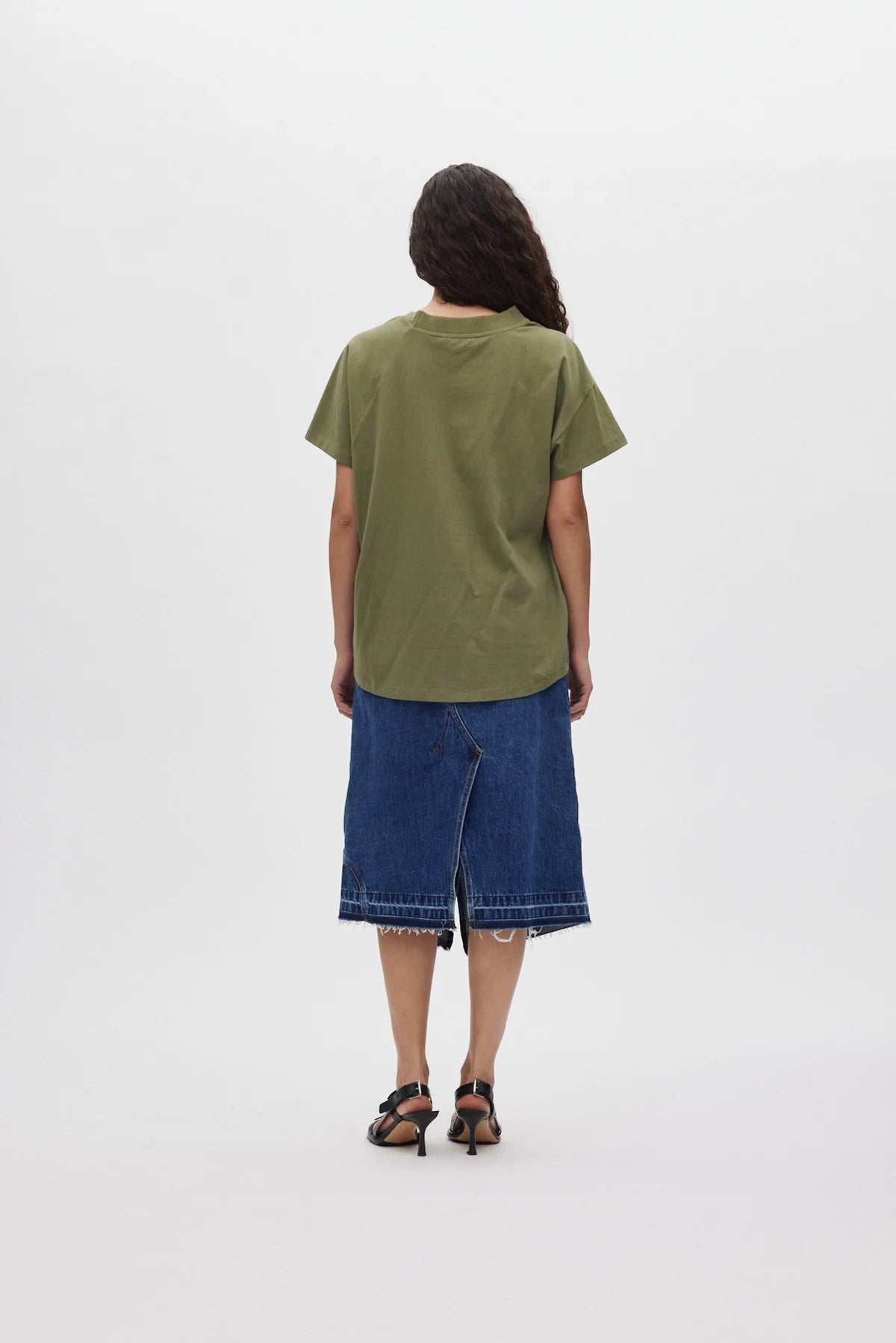 RABENS SALONER Skirt "Nicka" dark indigo