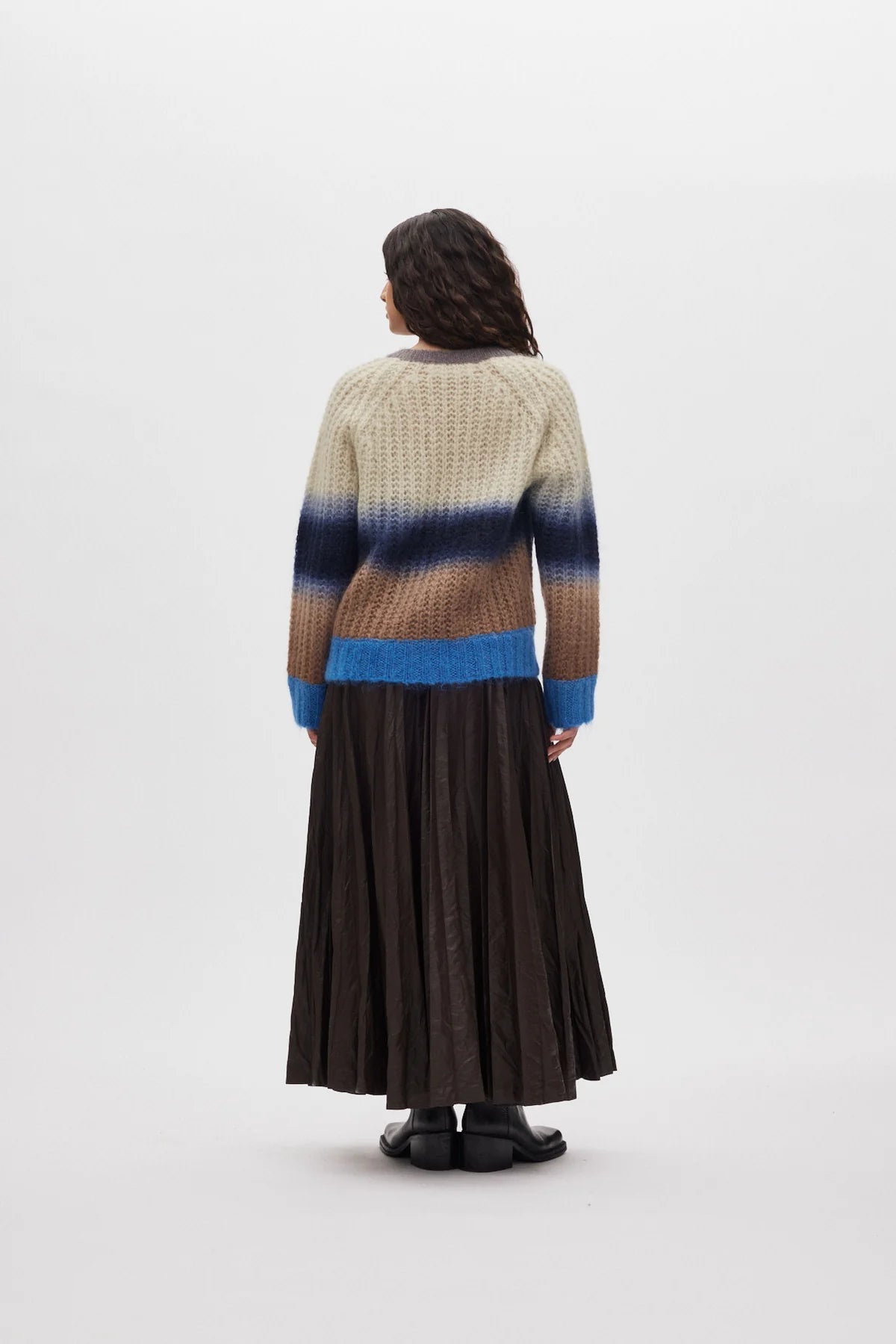 RABENS SALONER Pullover "Jasmin" blue combo