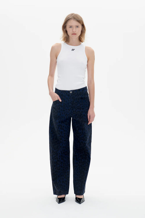 Baum & Pferdgarten Jeans Pants `Nara` blue leopard