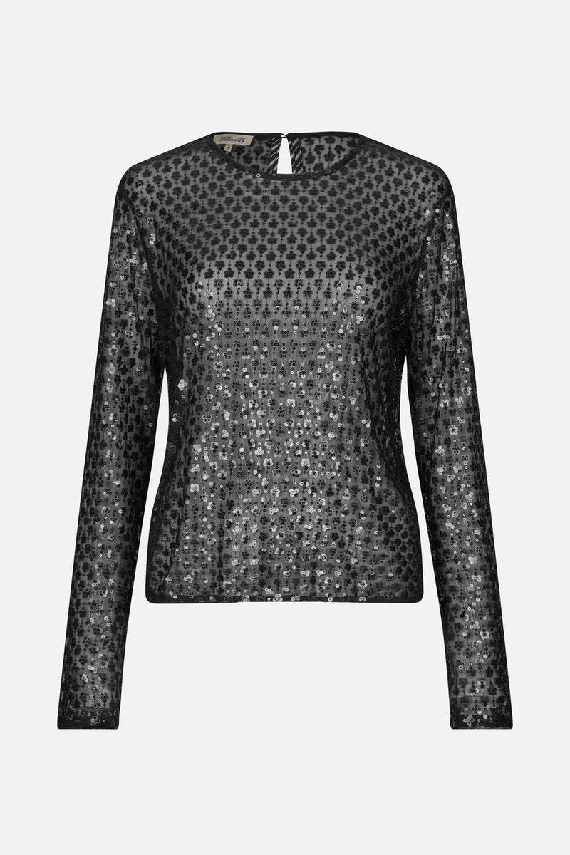 Baum & Pferdgarten Top Jasmin black sequins