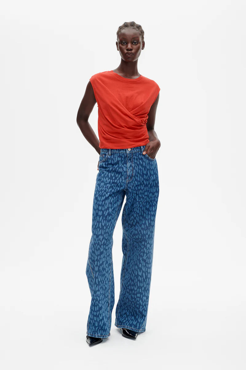 Baum & Pferdgarten Jeans "Nicolette" Leopard blue