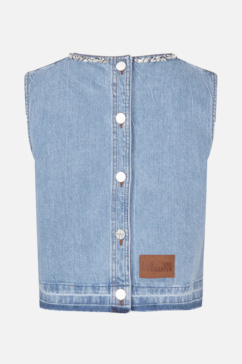 Baum & Pferdgarten Top "Medine" light denim