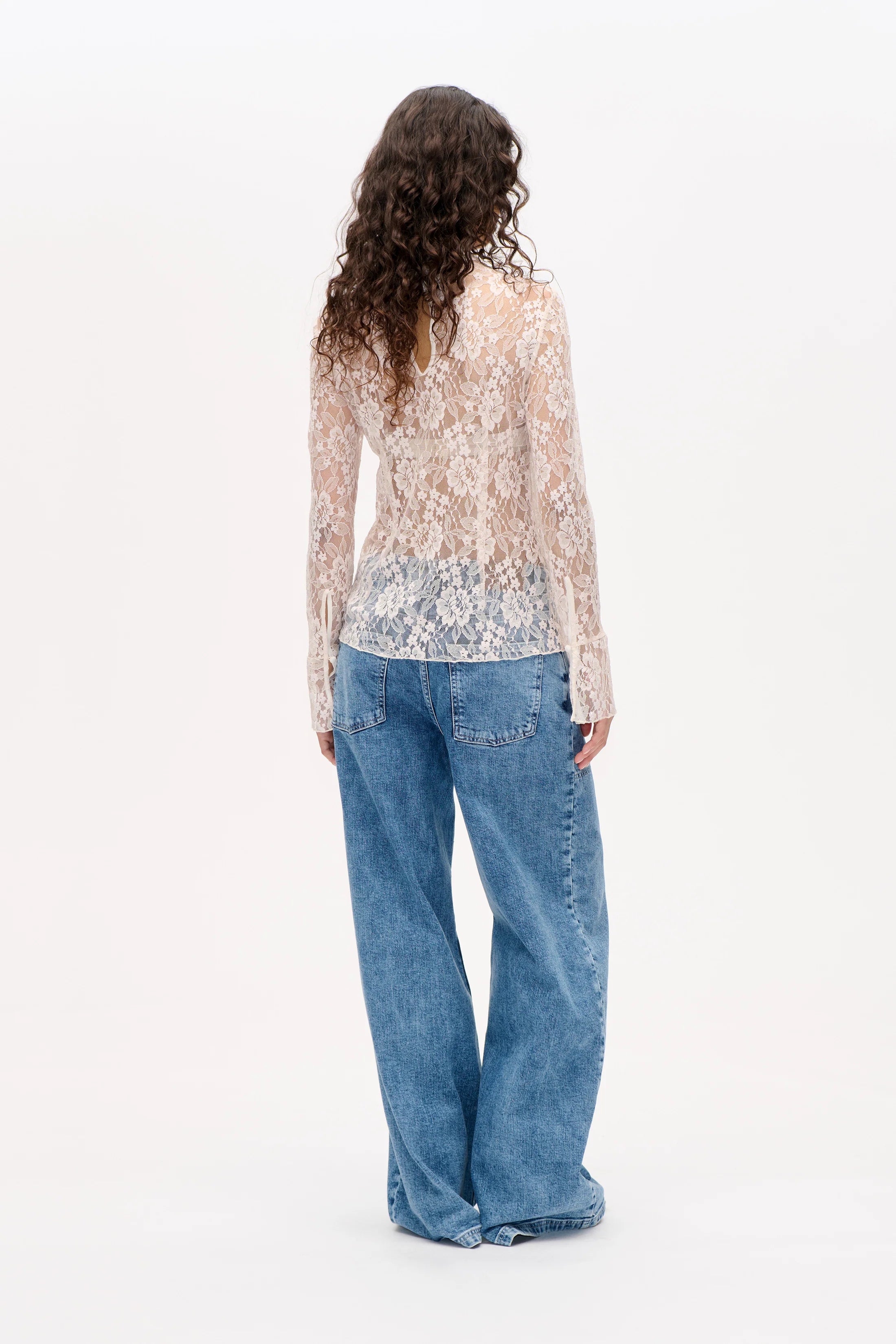 BAUM & PFERDGARTEN Top "Meena" white sand