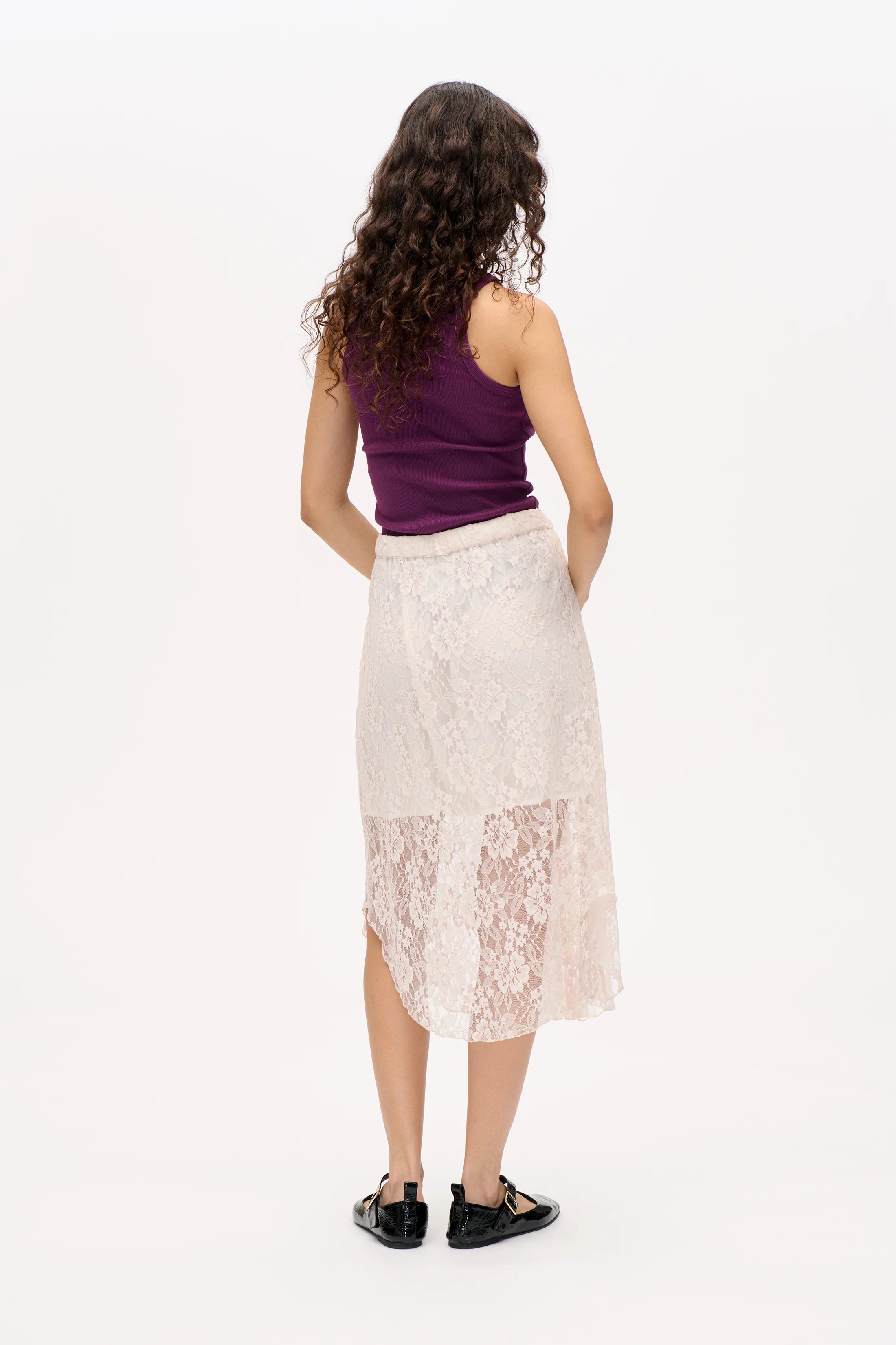 BAUM & PFERDGARTEN Skirt "Selmo" white sand