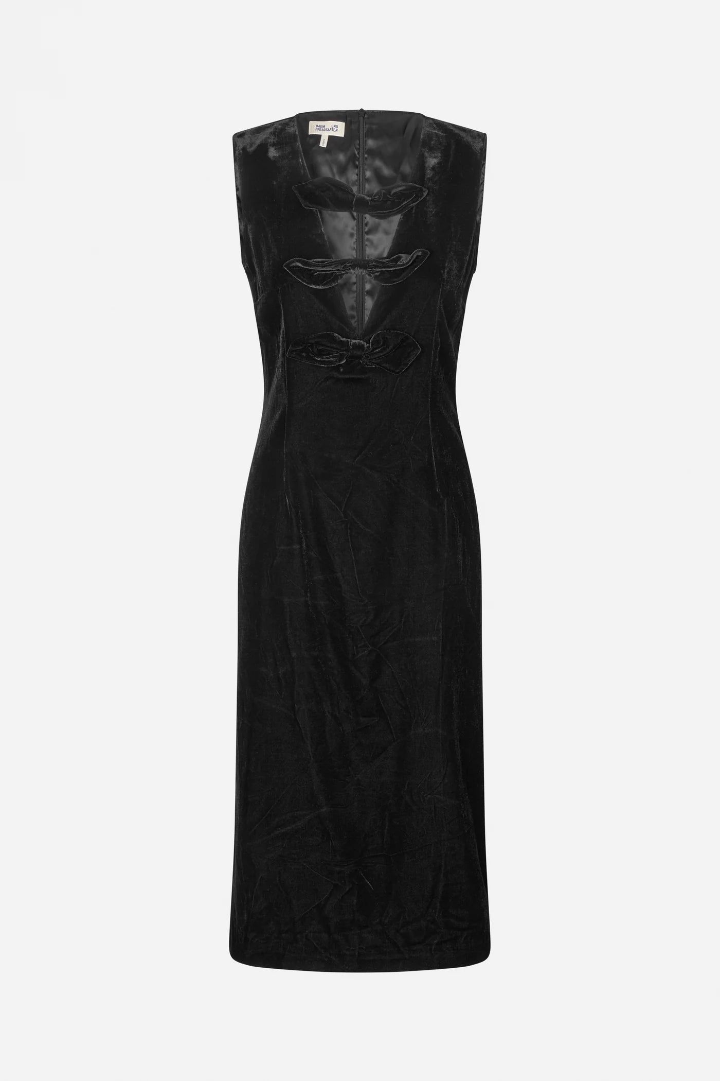 BAUM & PFERDGARTEN Dress "Ajka" black velvet