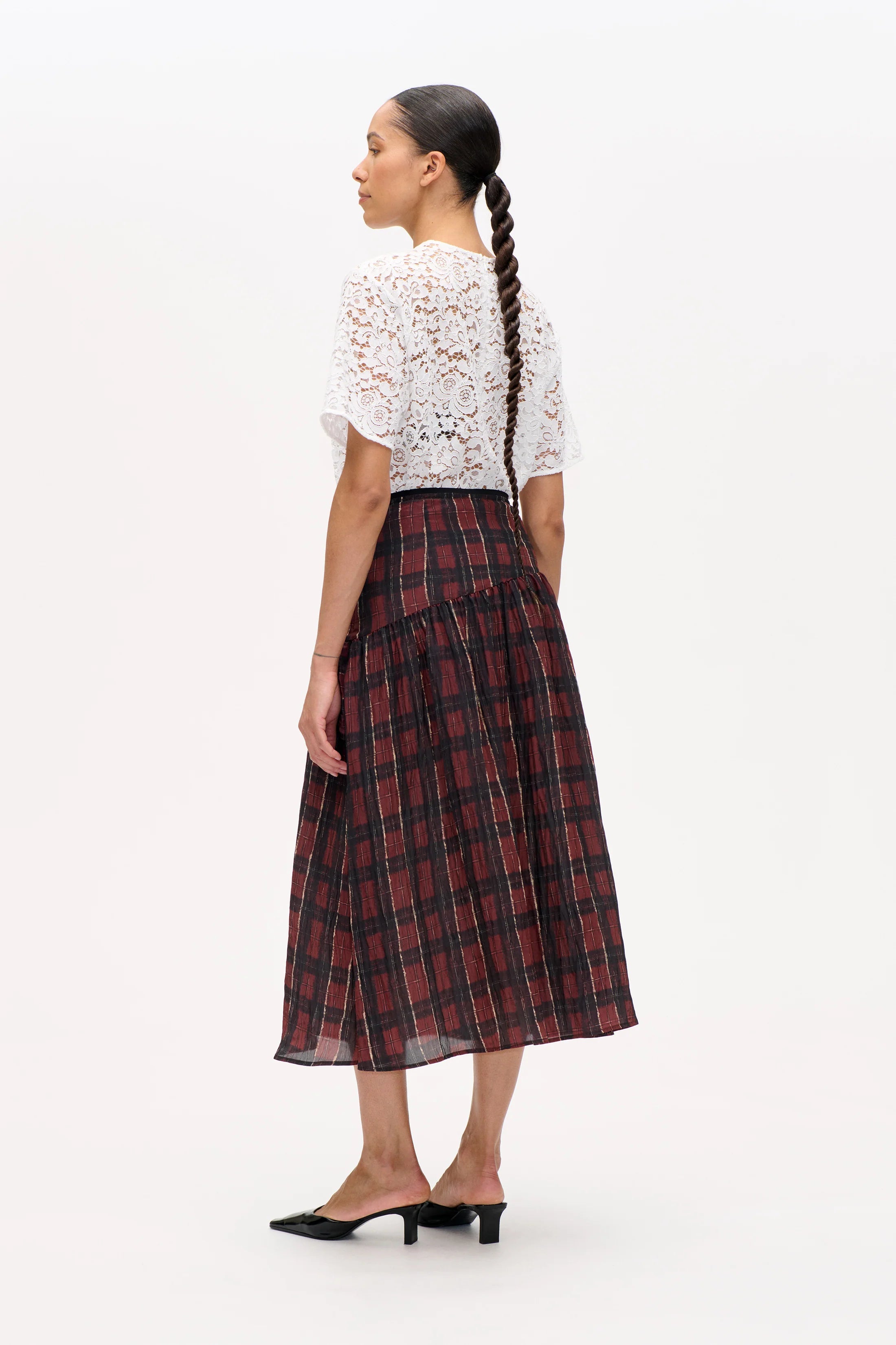 BAUM & PFERDGARTEN Skirt "Sabela" dark red