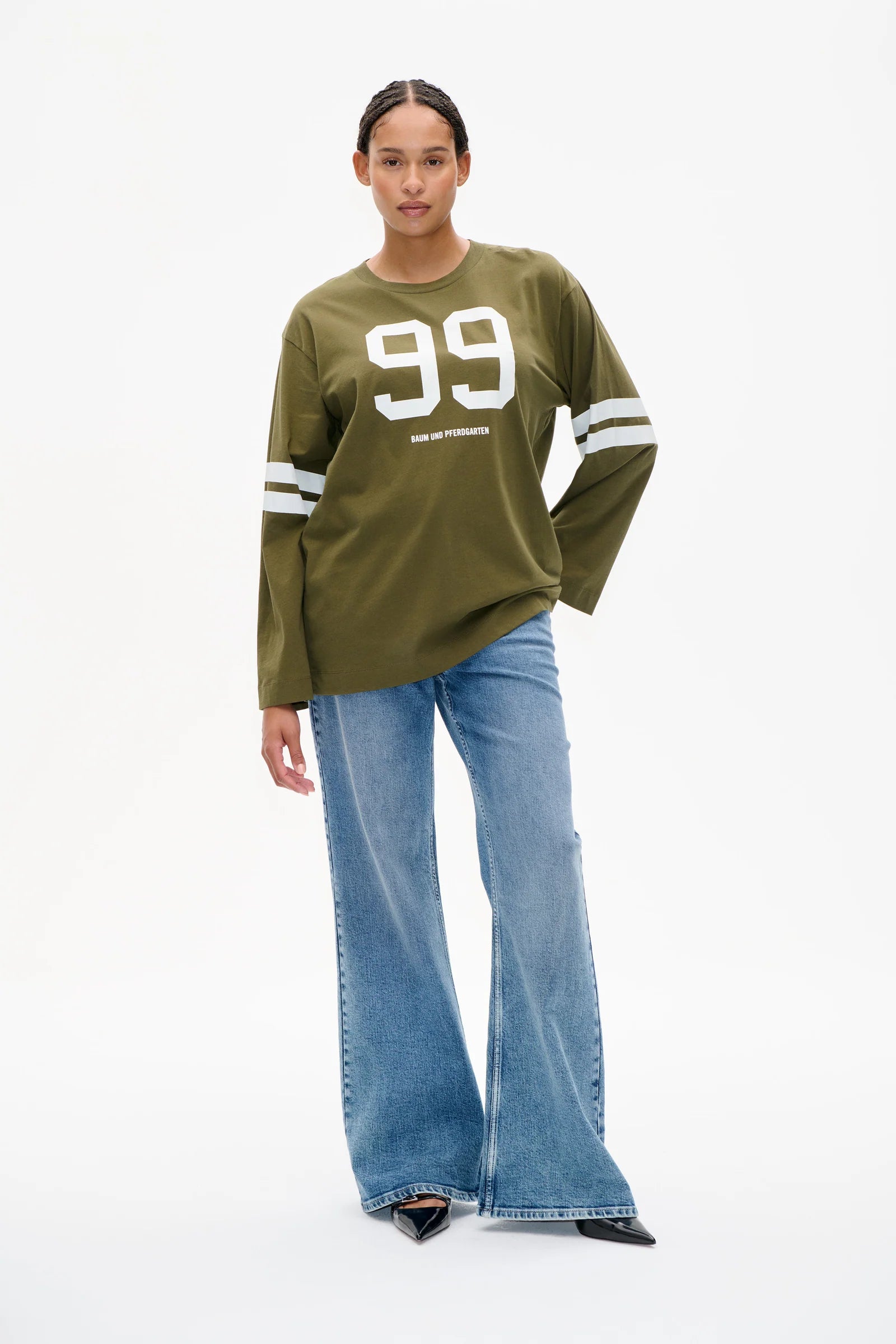 BAUM & PFERDGARTEN Longsleeve "Jeevana" green