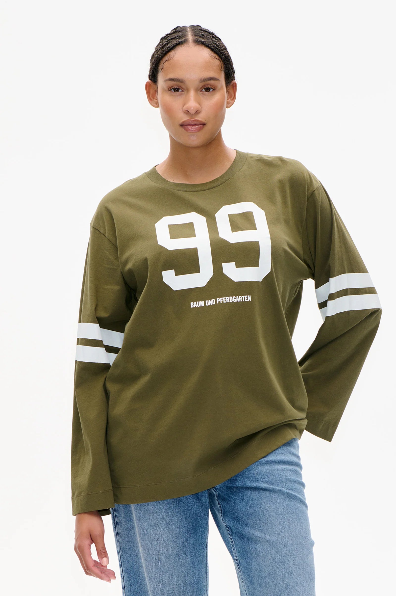 BAUM & PFERDGARTEN Longsleeve "Jeevana" green