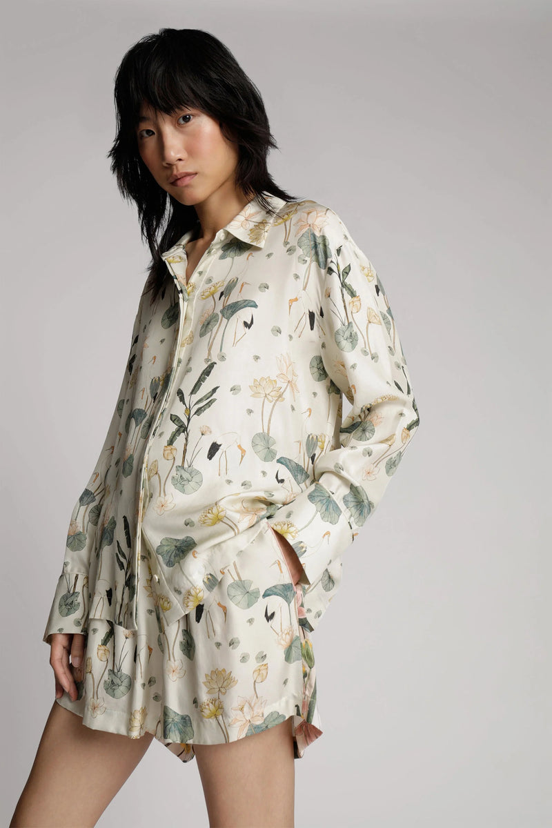 Munthe Blouse Shirt Kaseia Silk