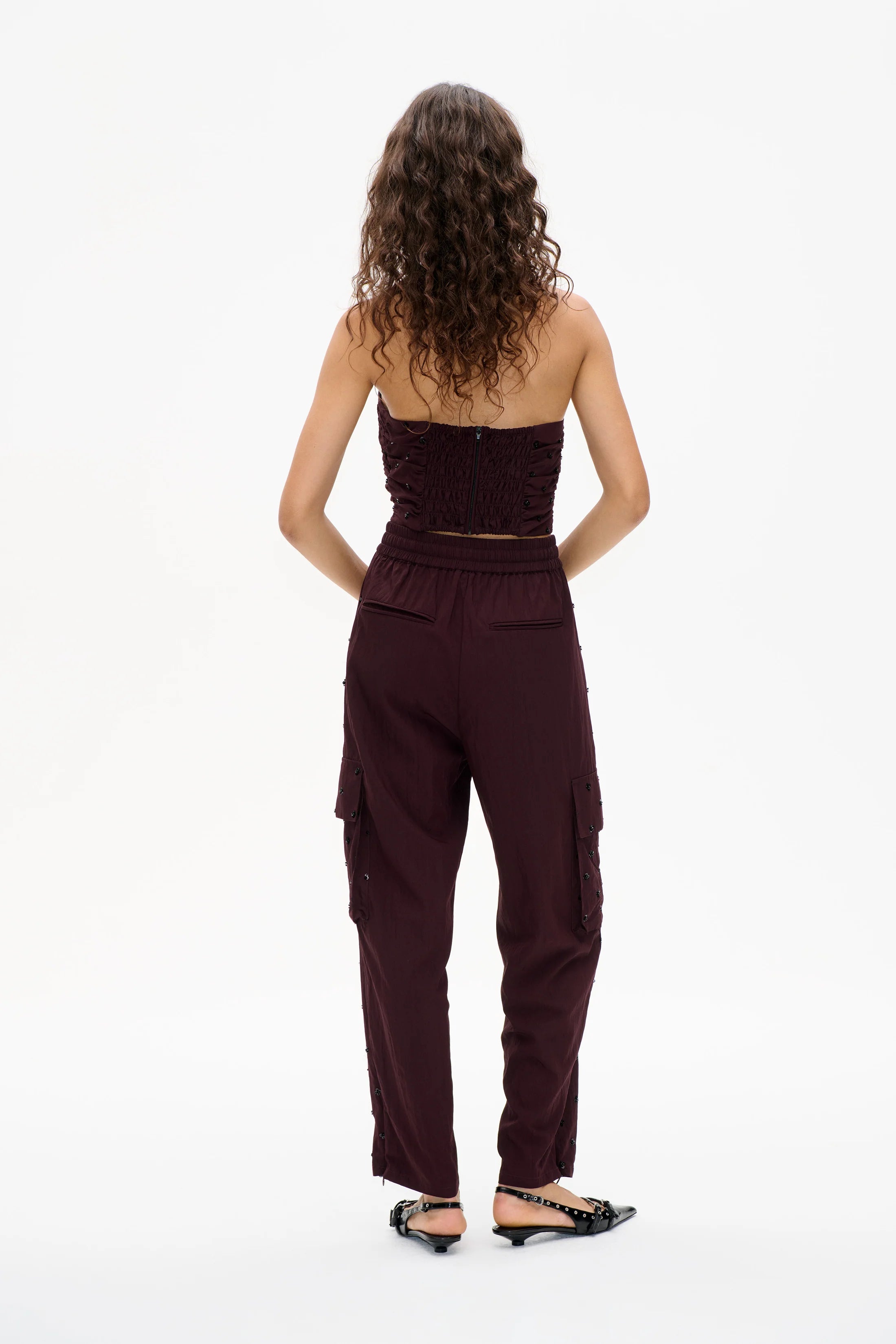 BAUM & PFERDGARTEN Top "Meila" burgundy