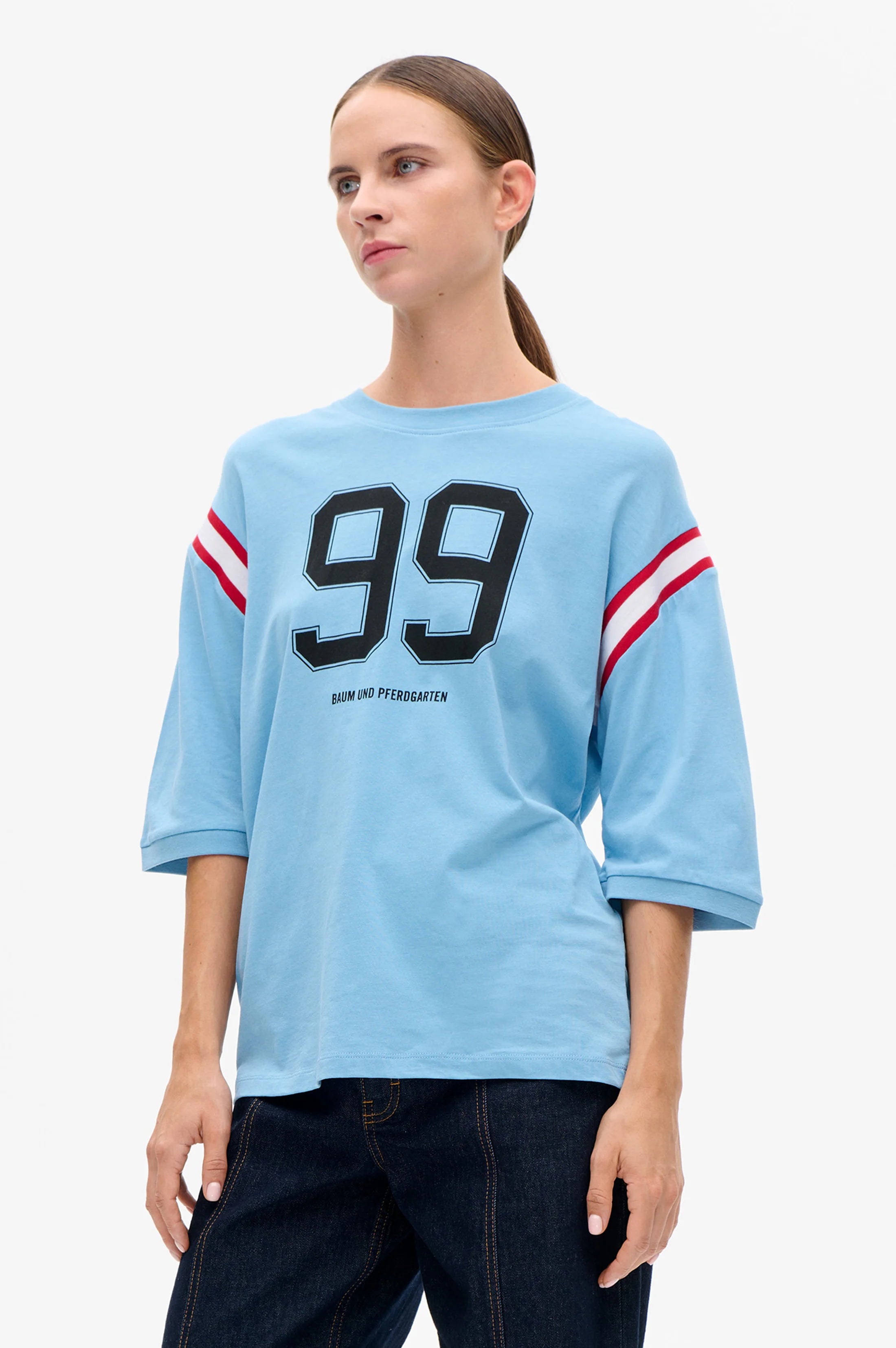 BAUM & PFERDGARTEN T-Shirt "July" dusk blue