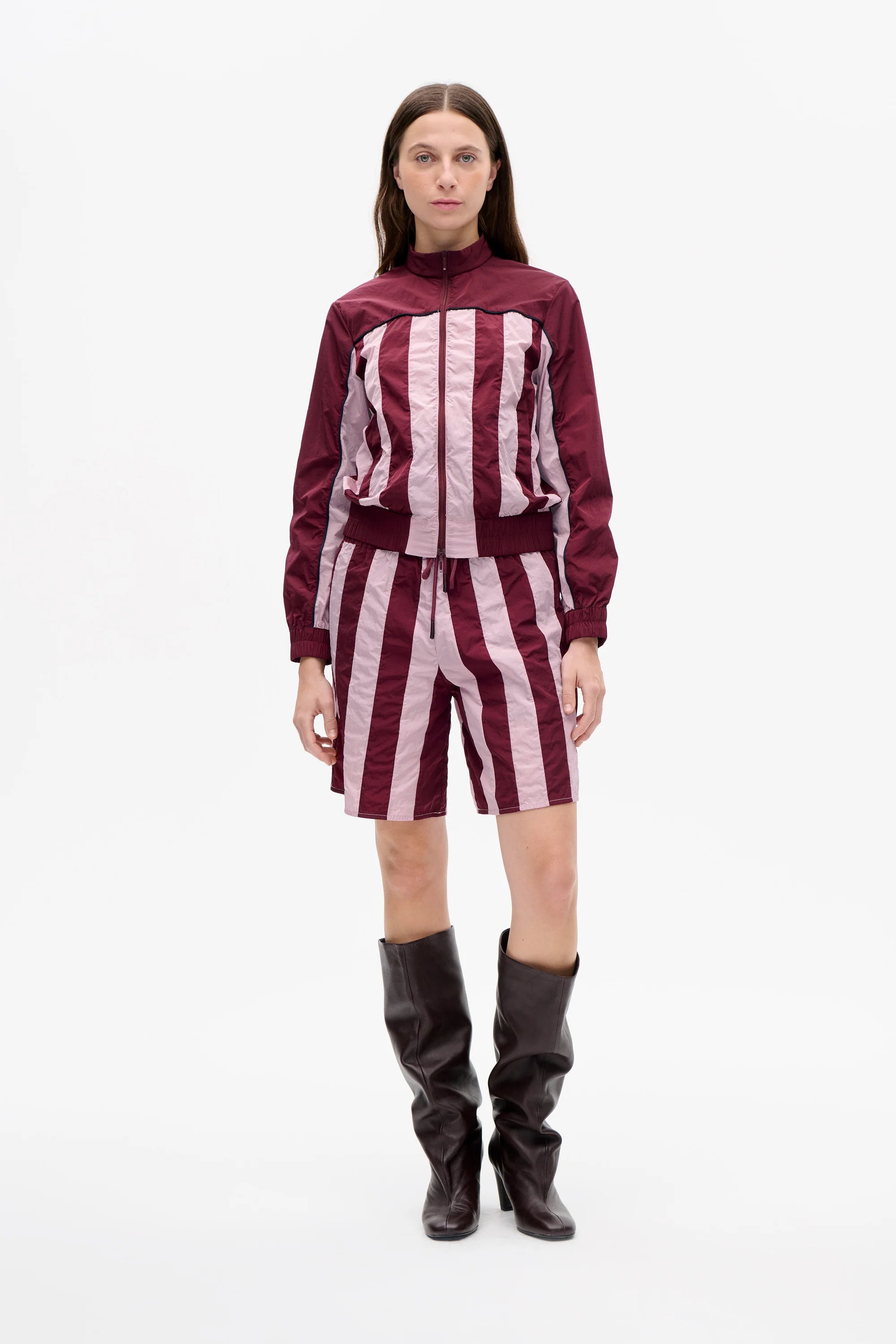 BAUM & PFERDGARTEN Jacket "Bettie" bordeaux pink mix