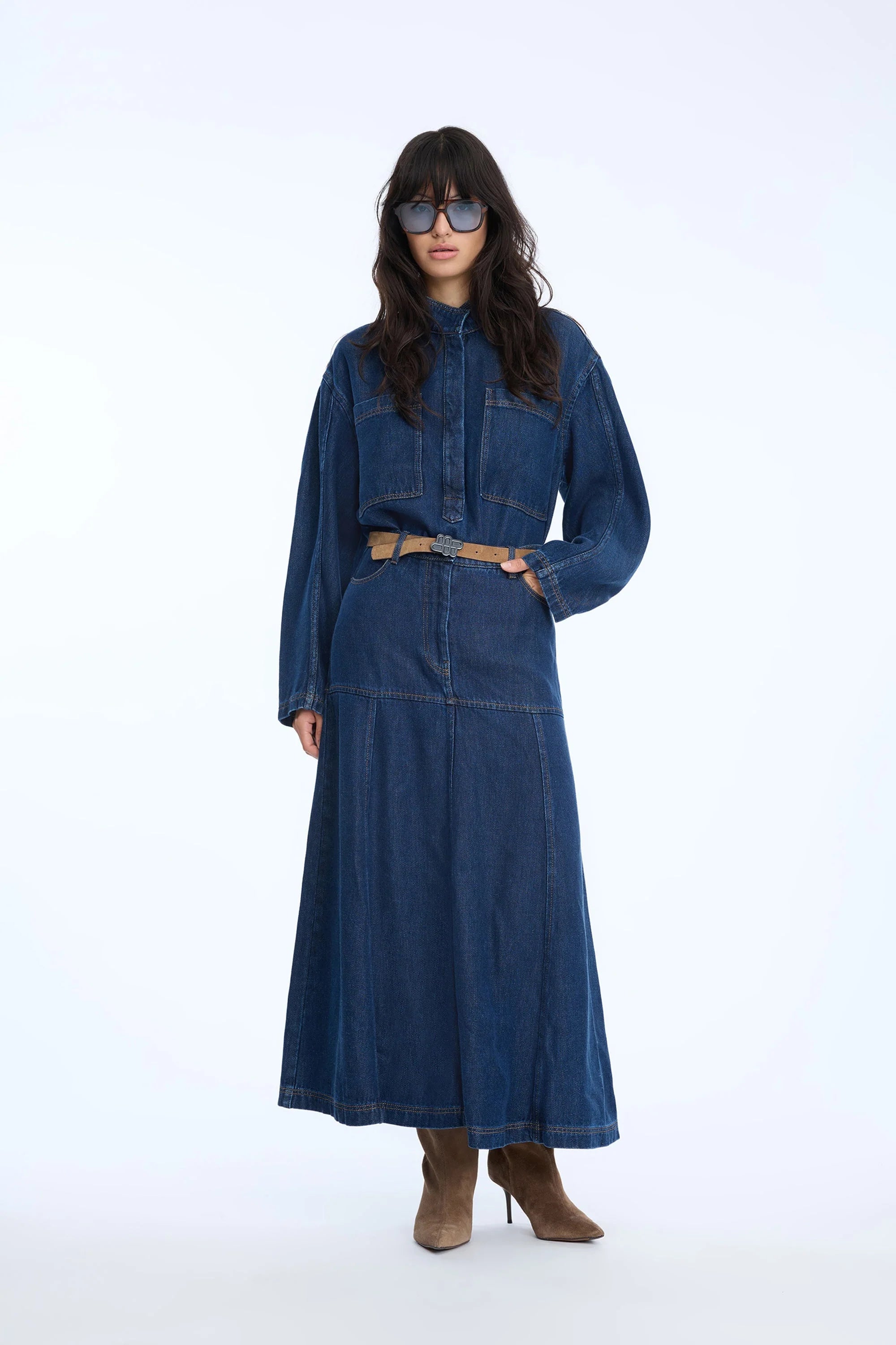 MUNTHE Skirt "Tuxya" indigo