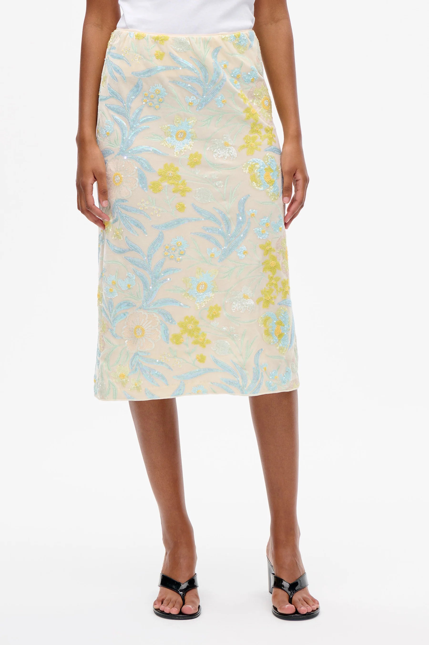 BAUM & PFERDGARTEN Skirt "Jolette" pastel sequins flower