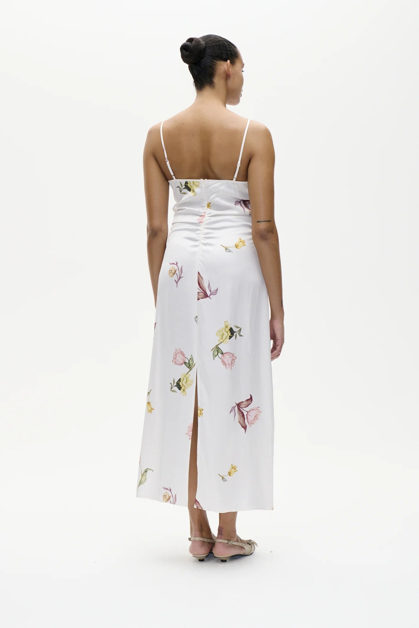 BAUM & PFERDGARTEN Dress "Atalia" coconut cream tulips