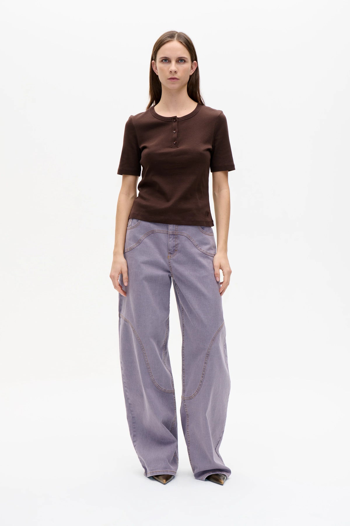 BAUM & PFERDGARTEN Jeans "Napoleon" dusty grey lilac