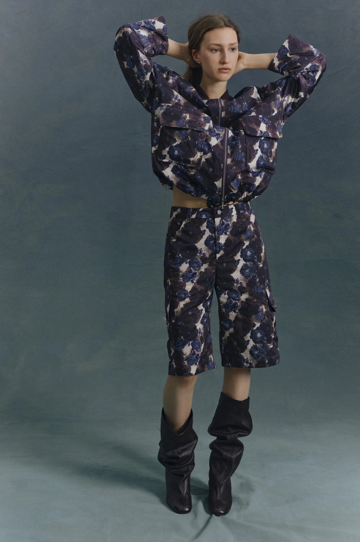 BAUM & PFERDGARTEN Jacket "Boline" dusty grey flower
