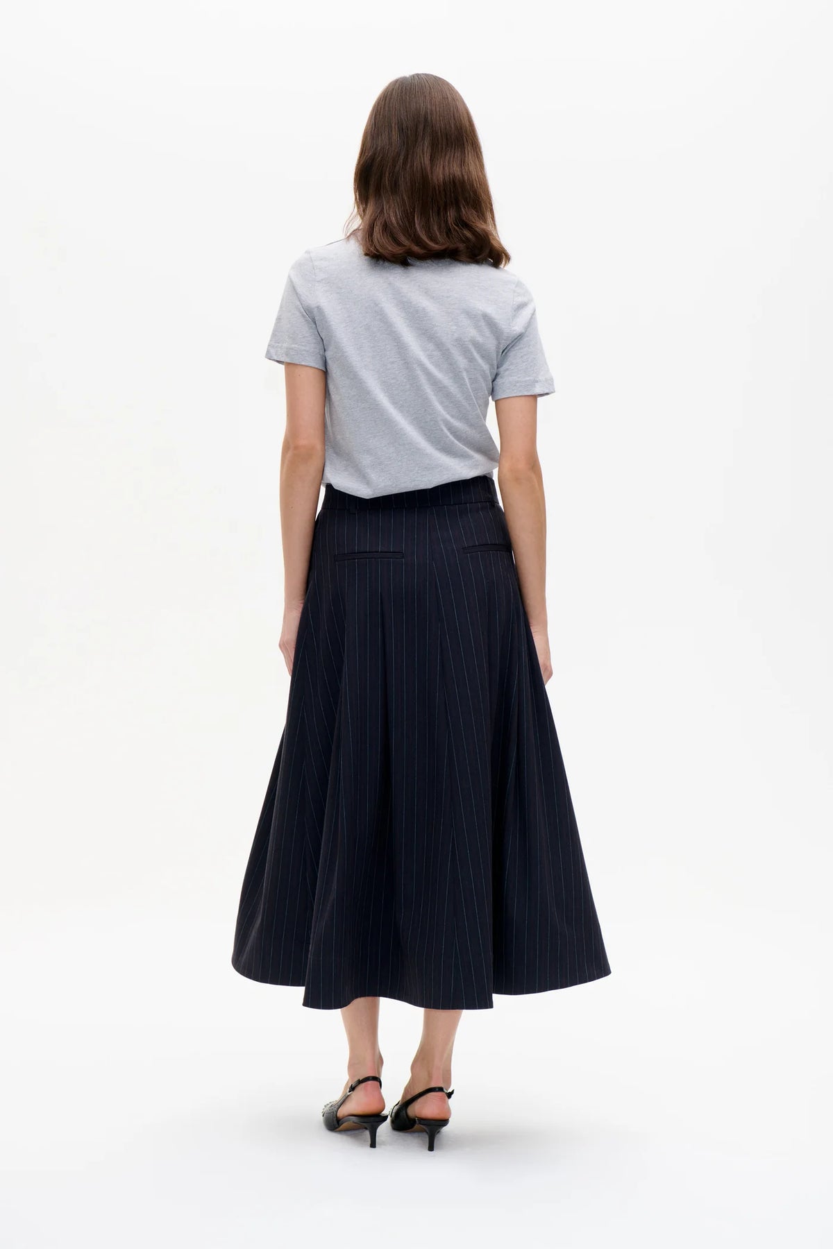 BAUM & PFERDGARTEN Skirt "Sabrinna" navy stripes