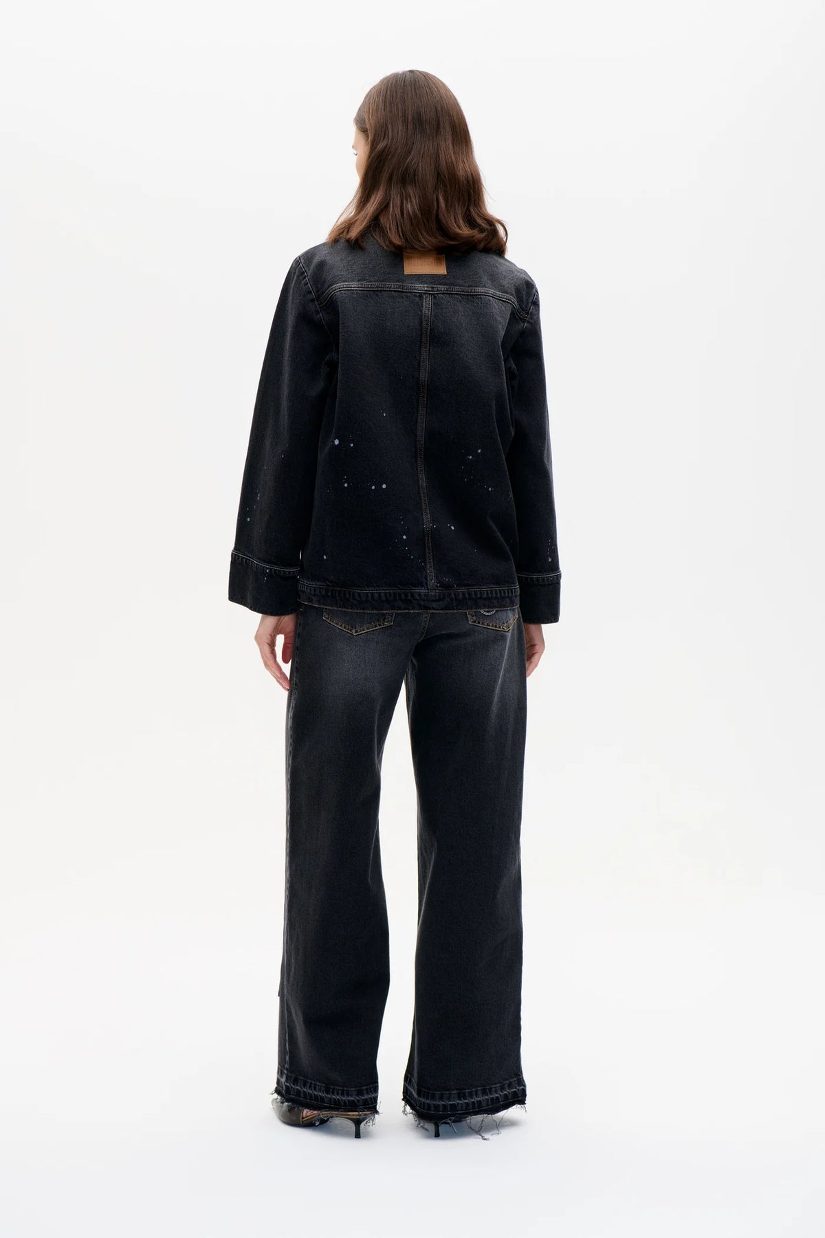 BAUM & PFERDGARTEN Jacket "Benilda" black washed denim