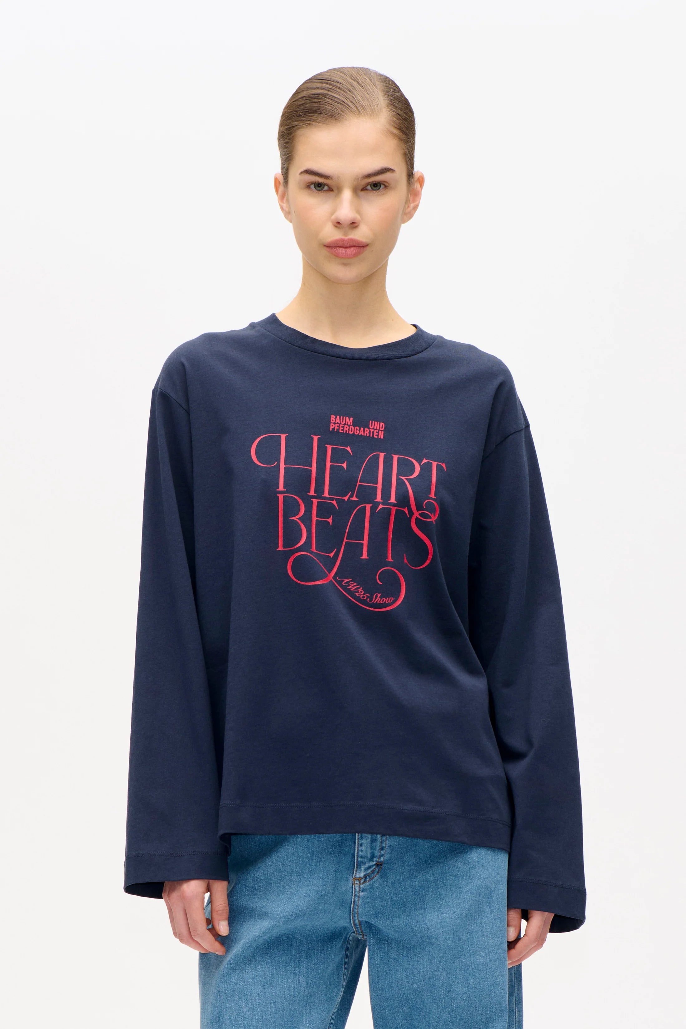 BAUM & PFERDGARTEN Longsleeve "Jeewal" baritone blue