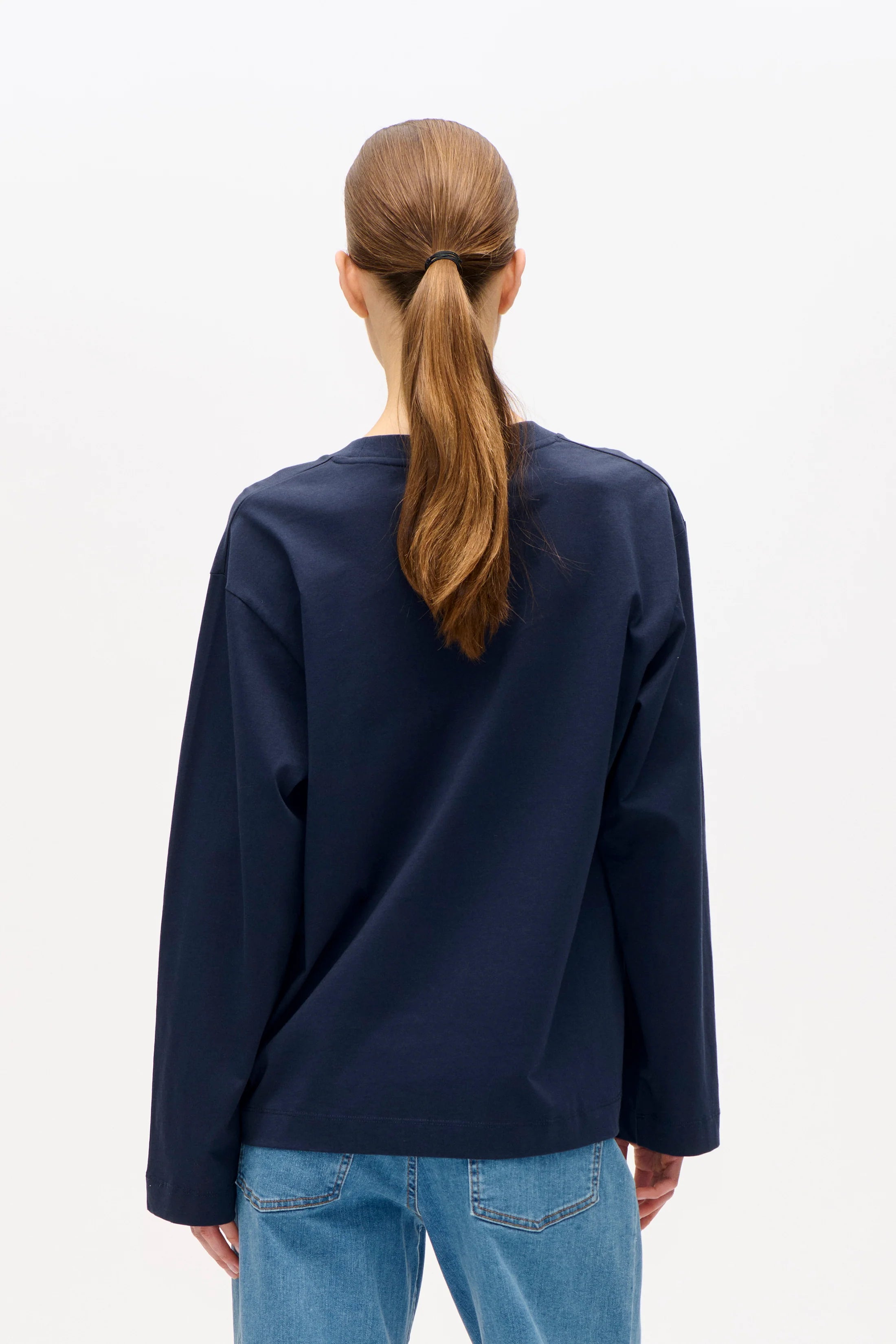 BAUM & PFERDGARTEN Longsleeve "Jeewal" baritone blue